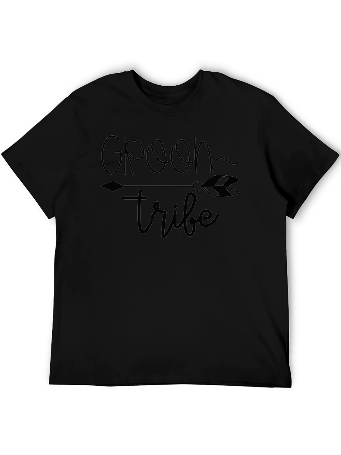 Groom Tribe Black Graphic Tee