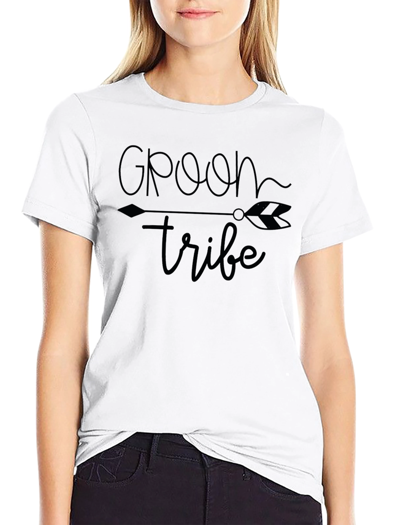 Groom Tribe Black Graphic Tee