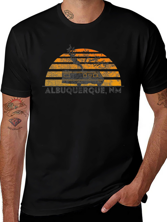 Albuquerque NM T-Shirt Breaking Bad RV Graphic Tee