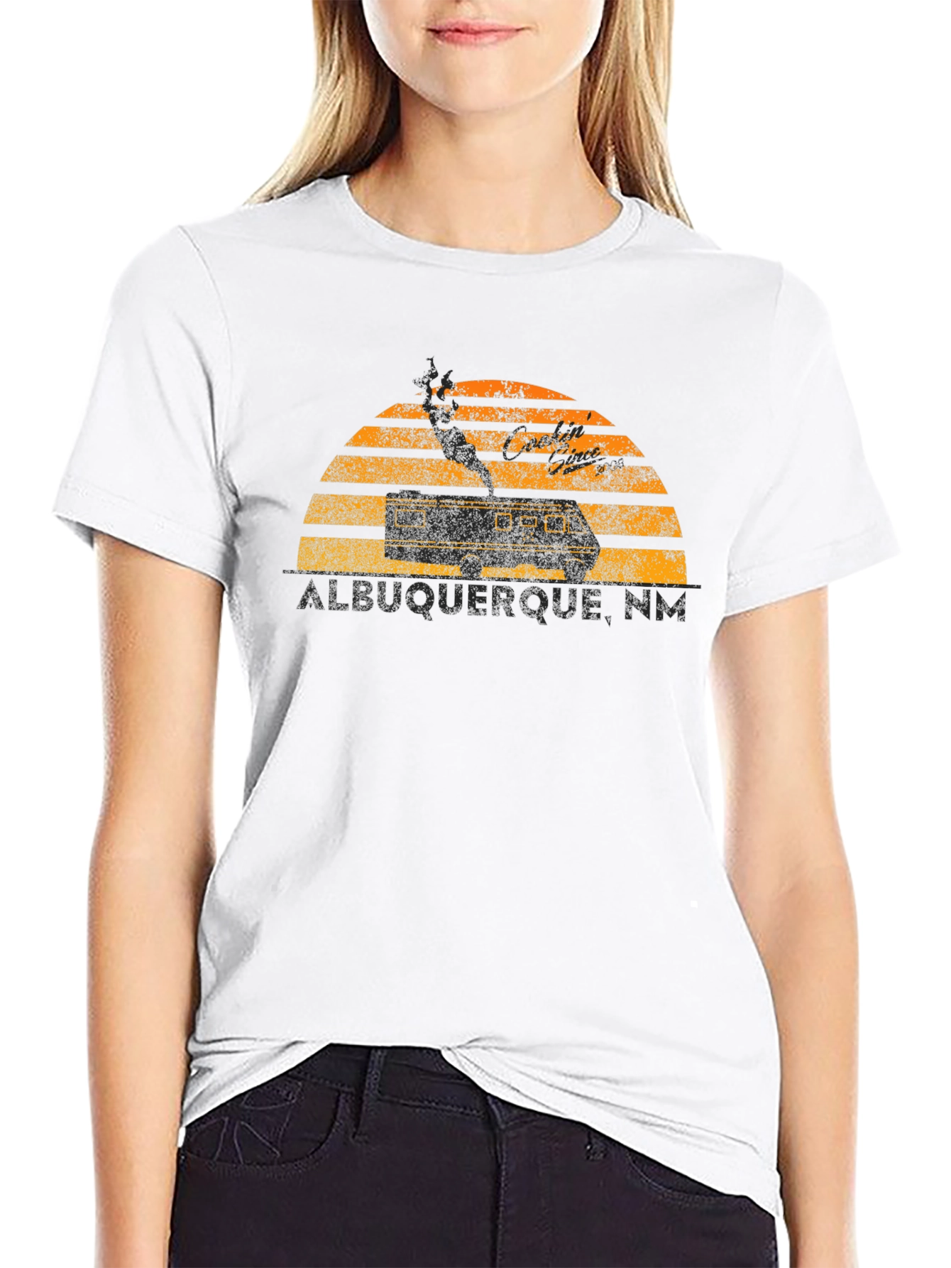 Albuquerque NM T-Shirt Breaking Bad RV Graphic Tee