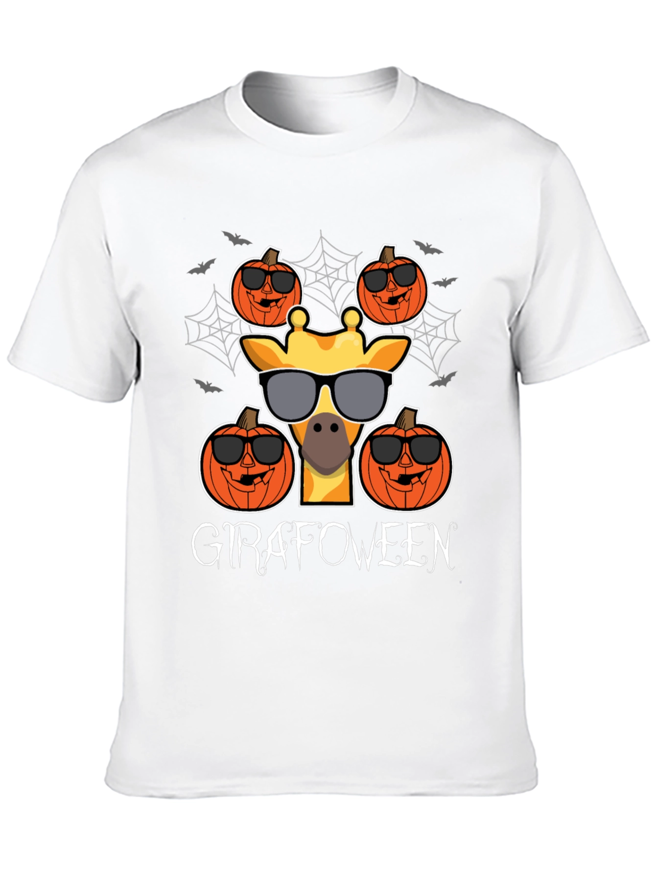 Girafoween T-Shirt - Halloween Giraffe Pumpkin Tee