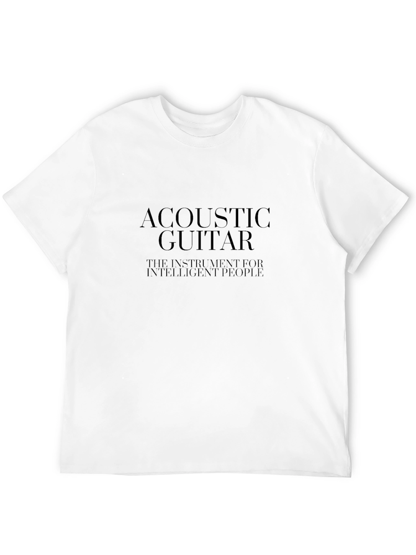 Acoustic Guitar T-Shirt - Intelligent People Tee