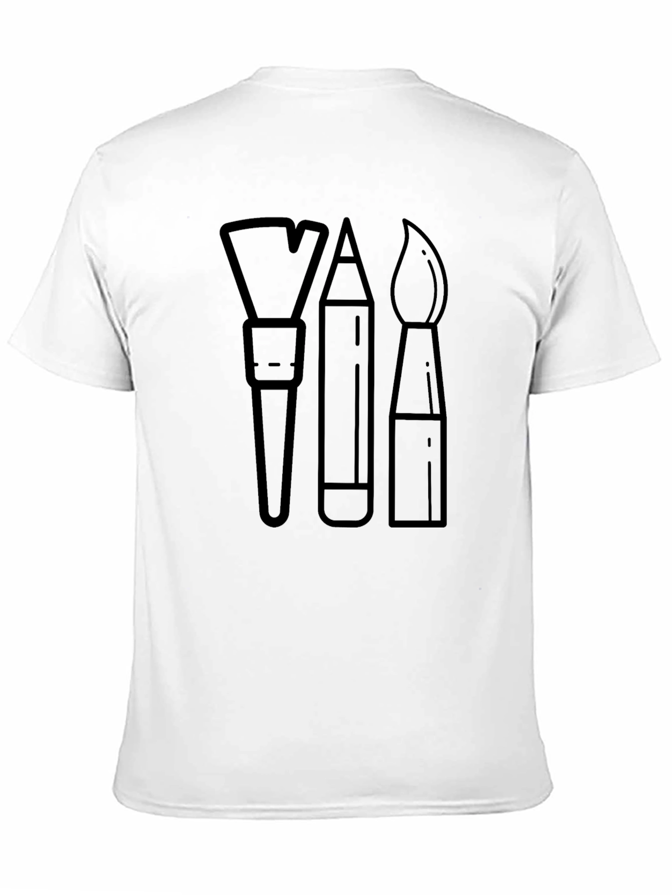 Artist Tool Graphic Tee - Black Unisex T-Shirt