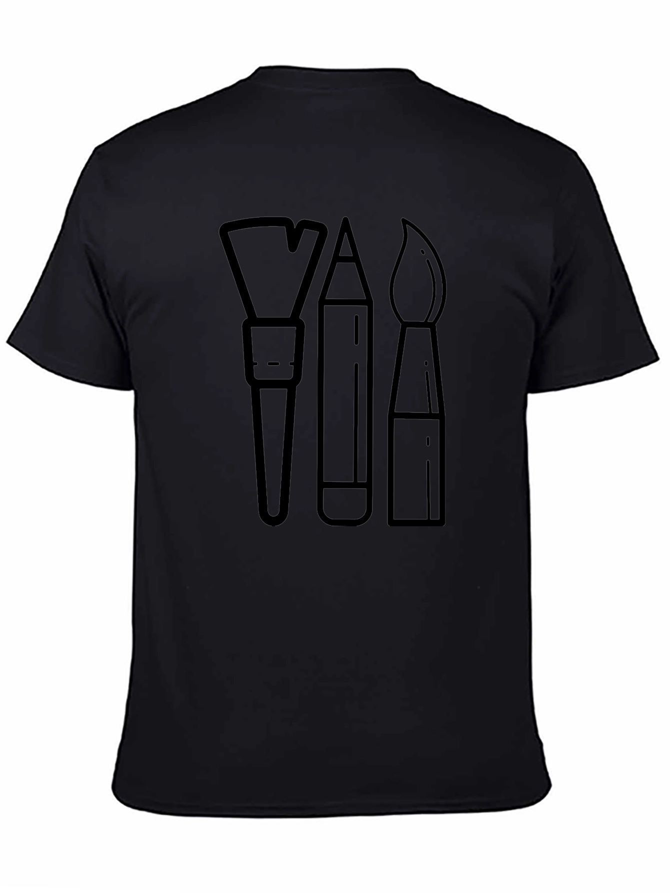 Artist Tool Graphic Tee - Black Unisex T-Shirt