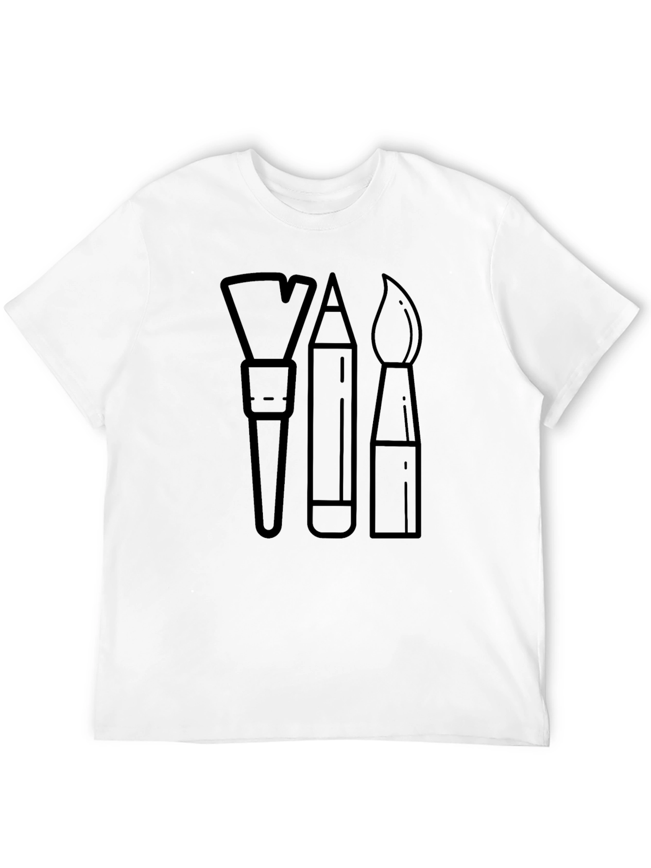 Artist Tool Graphic Tee - Black Unisex T-Shirt
