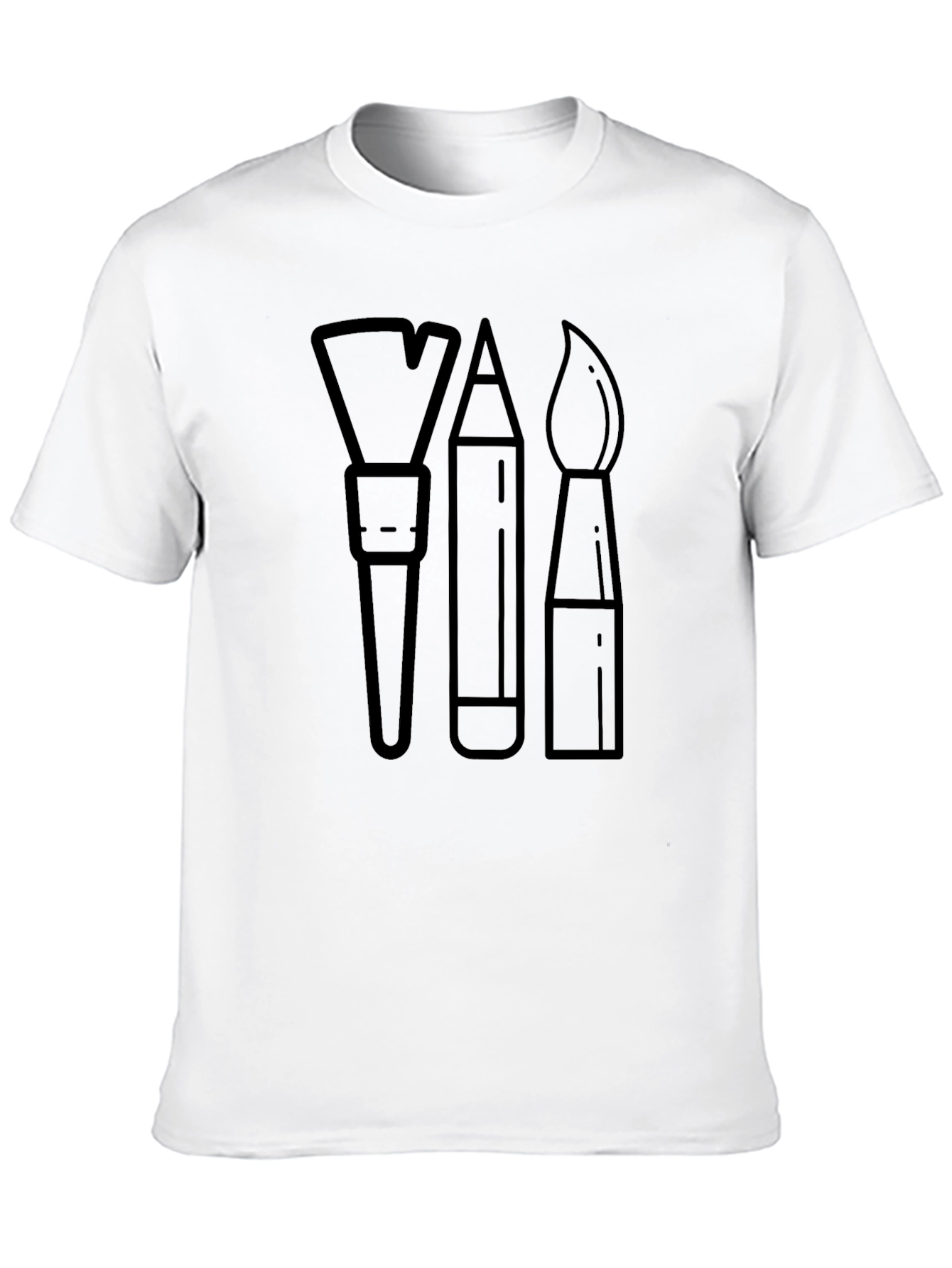 Artist Tool Graphic Tee - Black Unisex T-Shirt