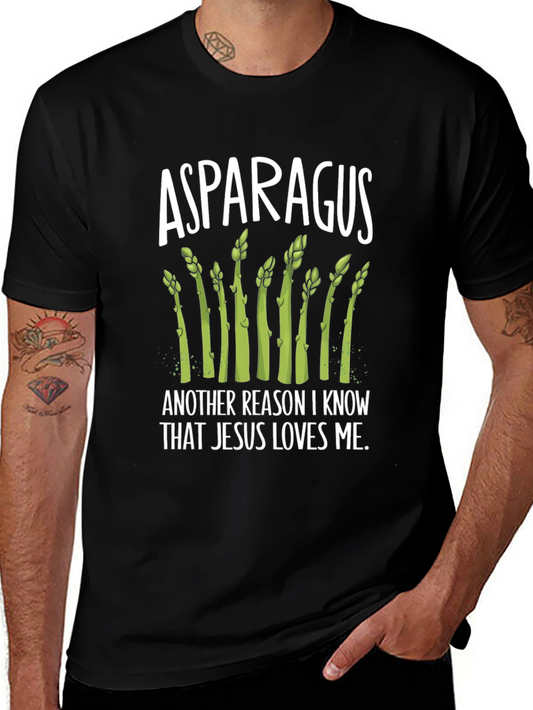 Asparagus Jesus Loves Me T-Shirt