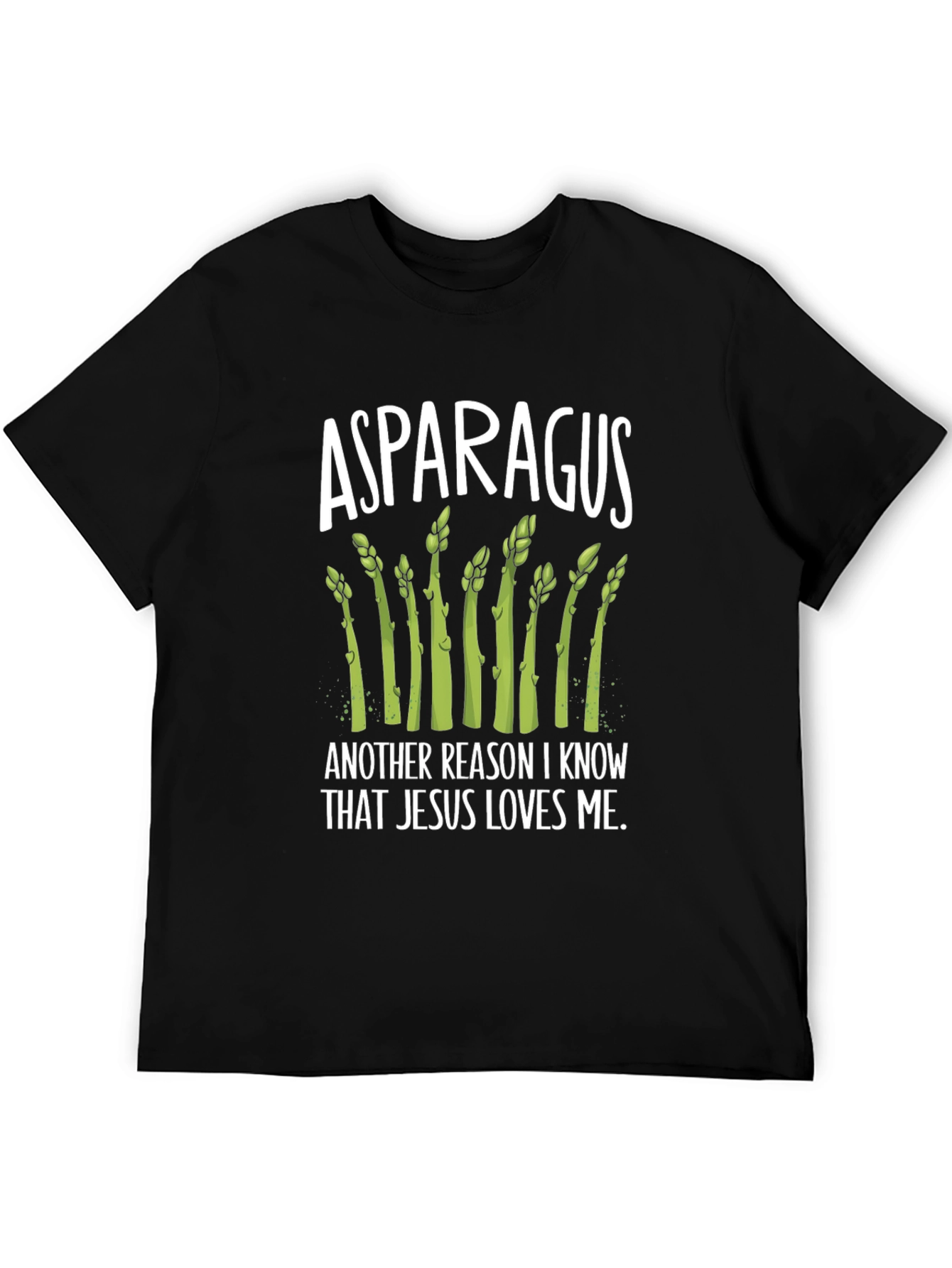 Asparagus Jesus Loves Me T-Shirt