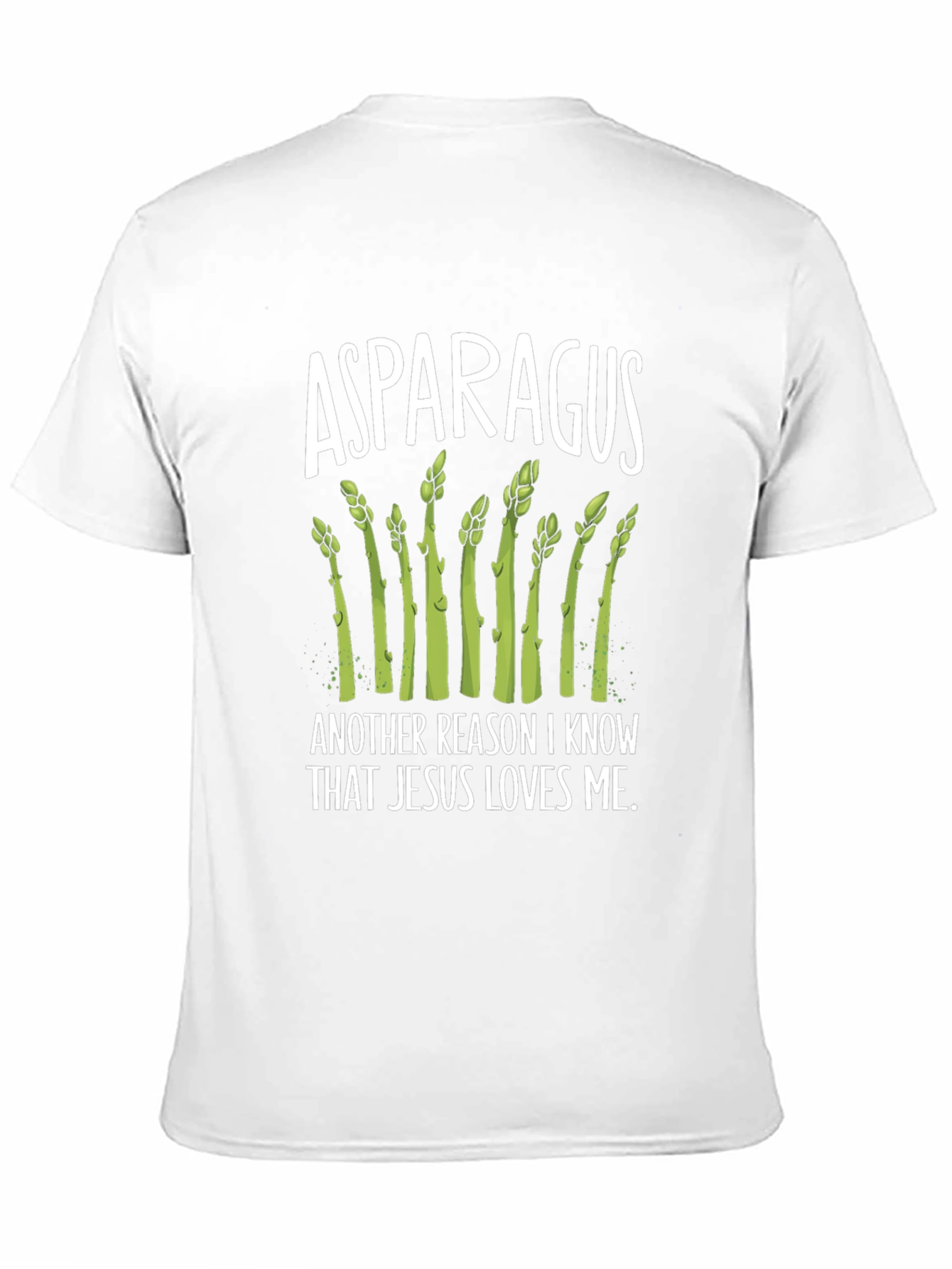 Asparagus Jesus Loves Me T-Shirt