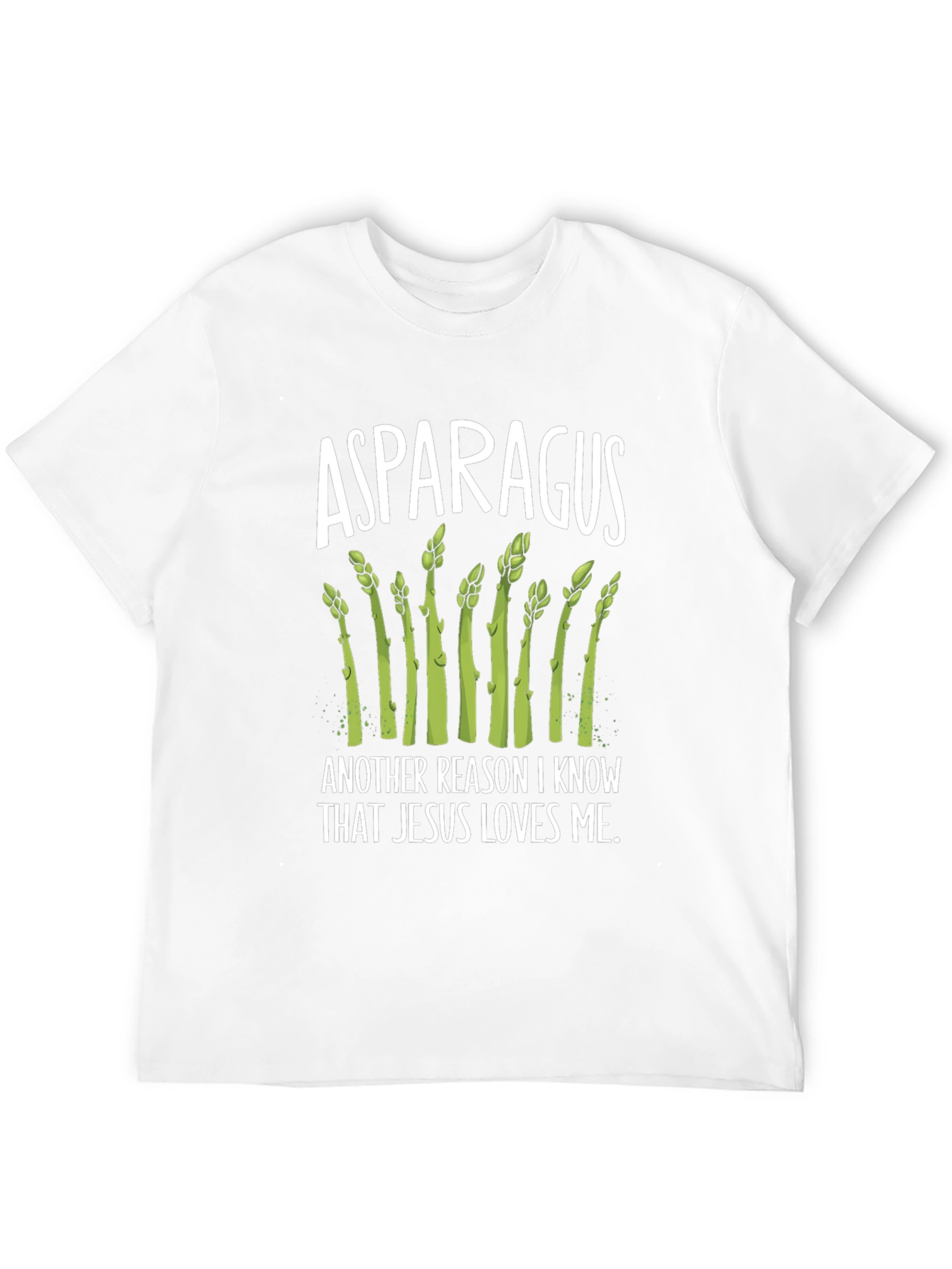 Asparagus Jesus Loves Me T-Shirt