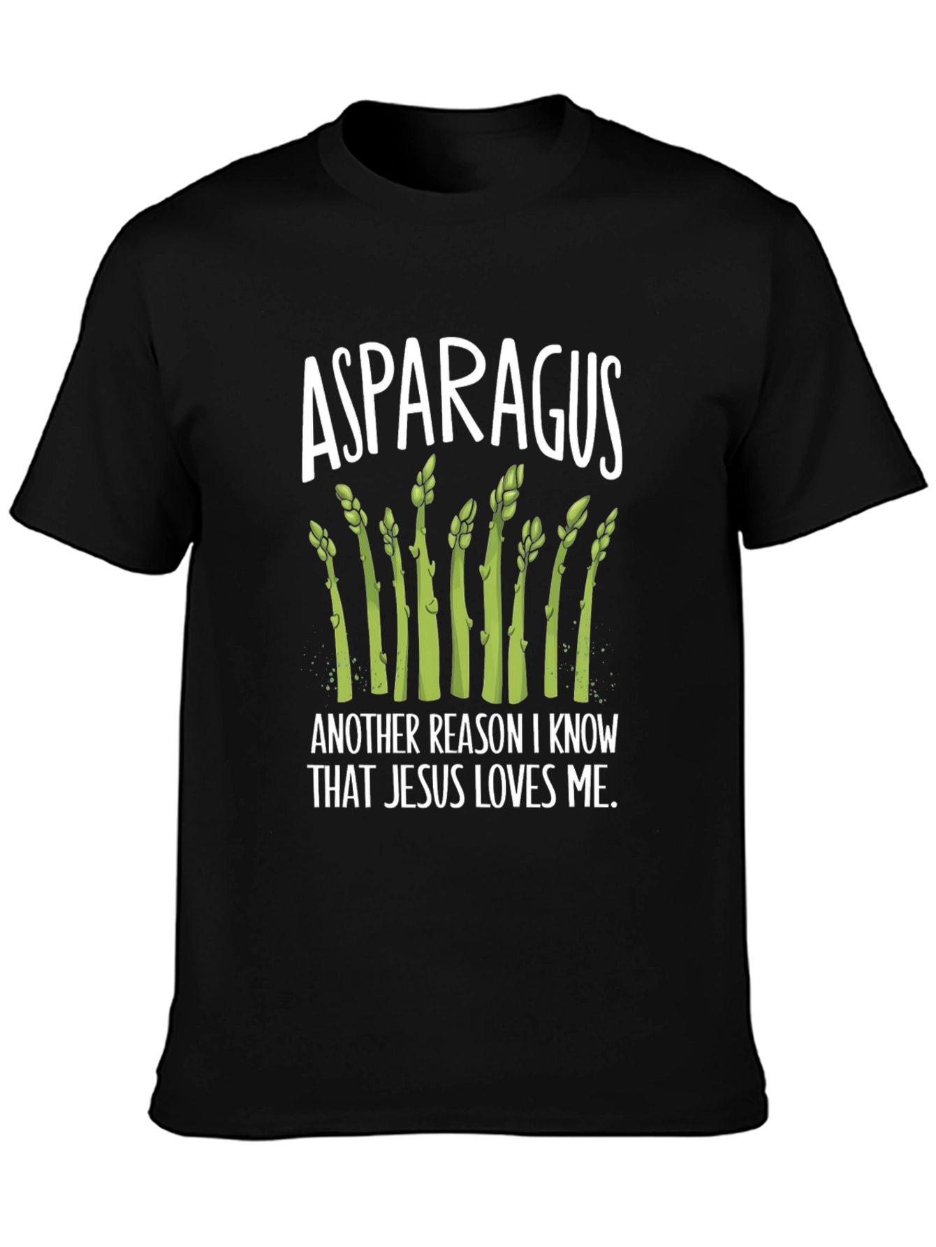 Asparagus Jesus Loves Me T-Shirt