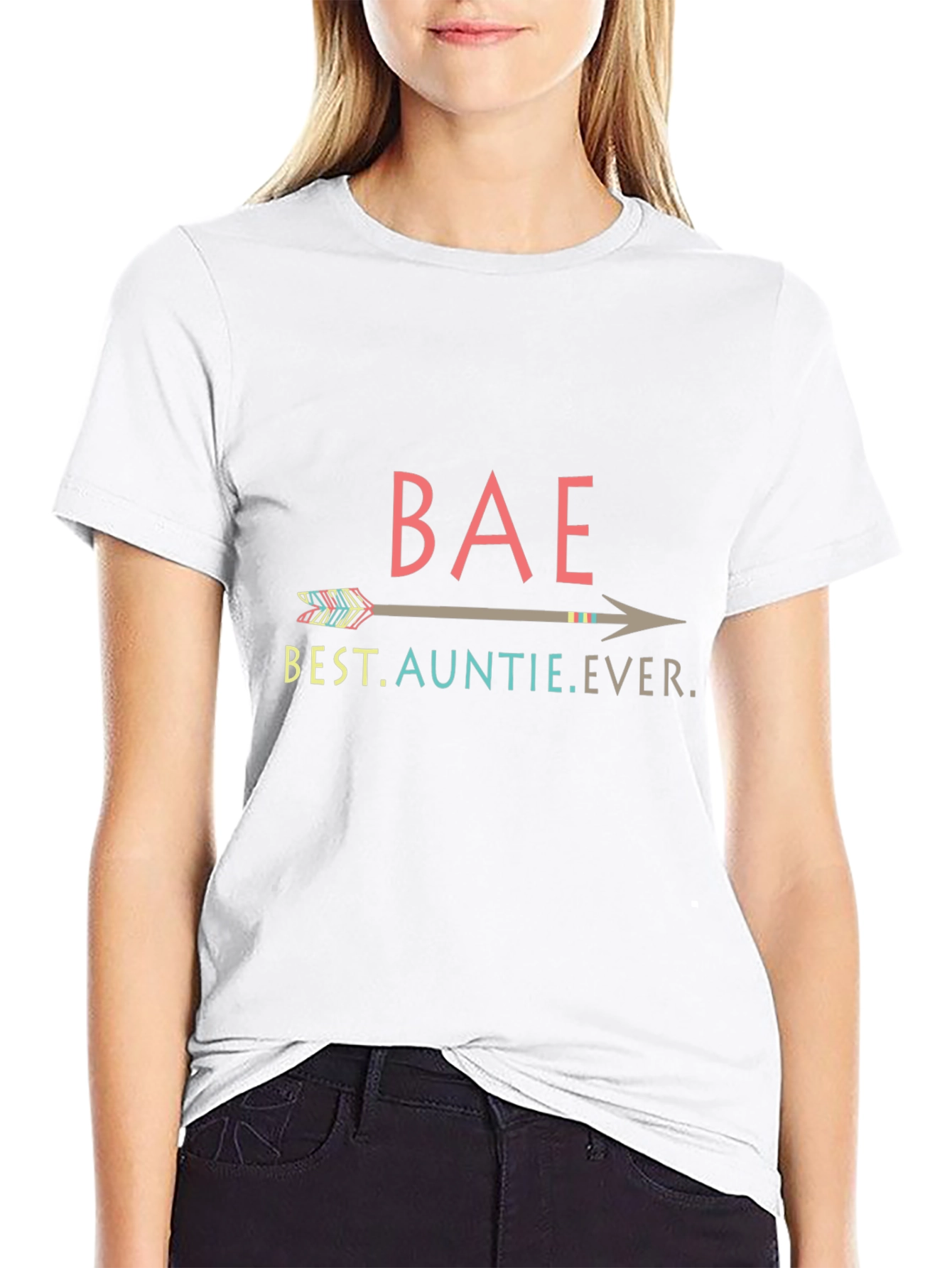 BAE Best Auntie Ever Arrow T-Shirt