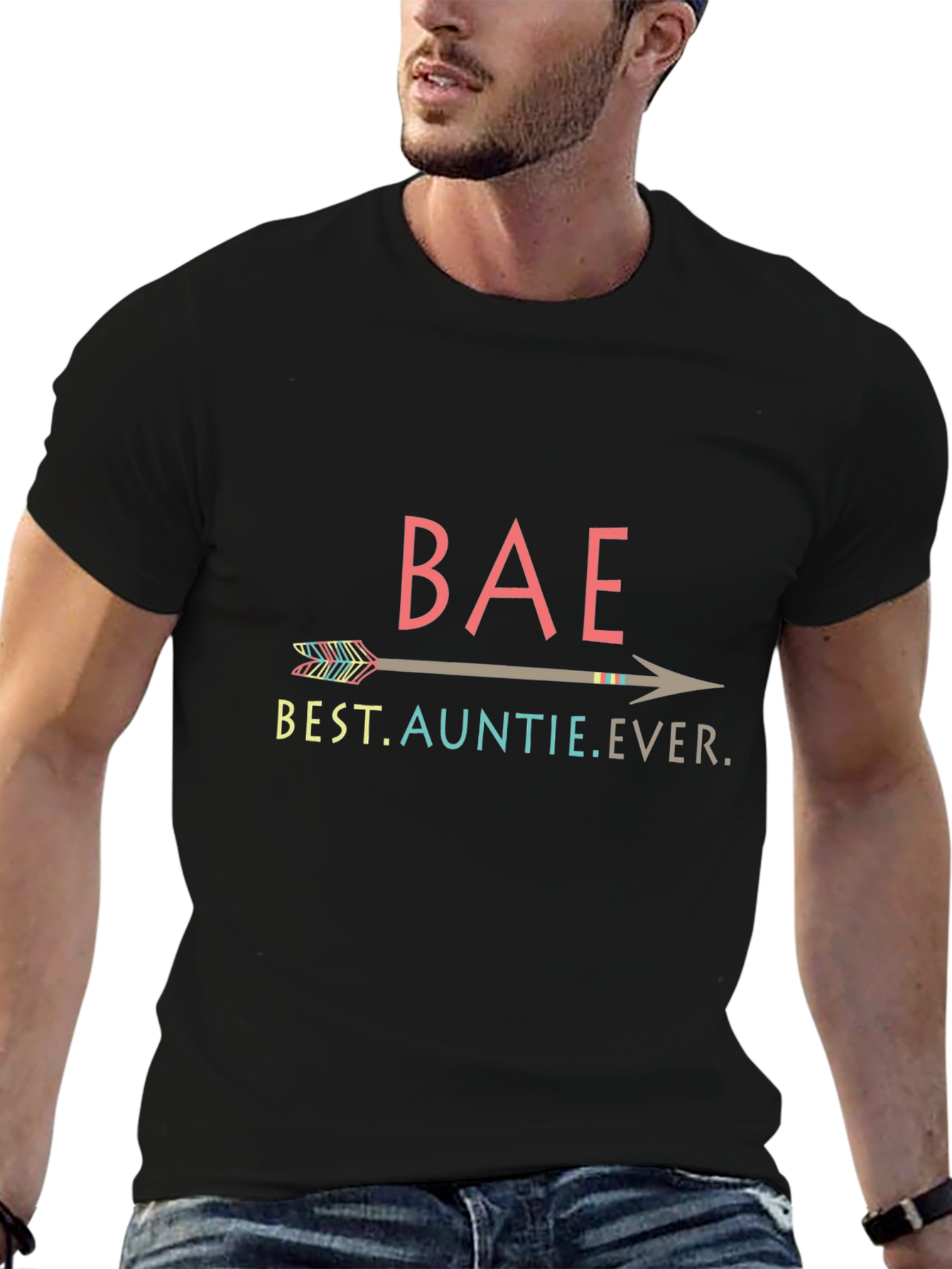 BAE Best Auntie Ever Arrow T-Shirt
