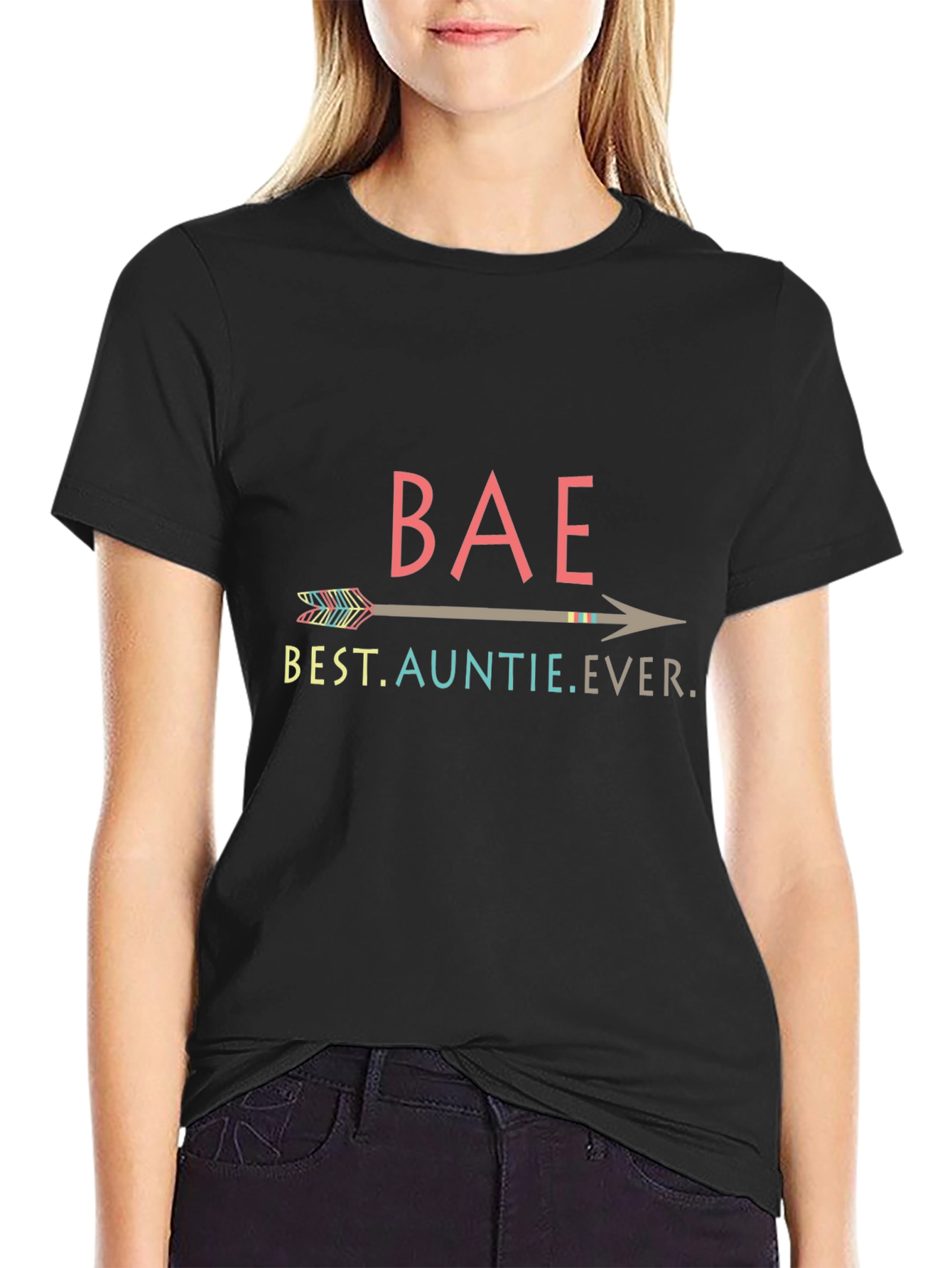 BAE Best Auntie Ever Arrow T-Shirt