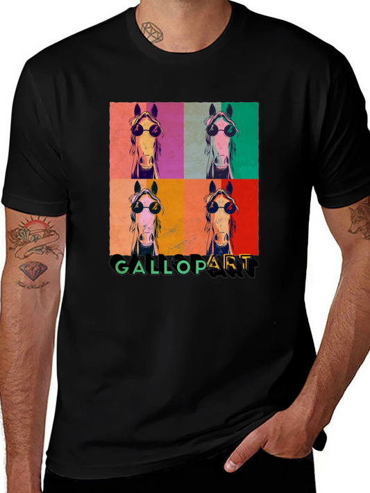 Gallopart Horse Pop Art T-Shirt