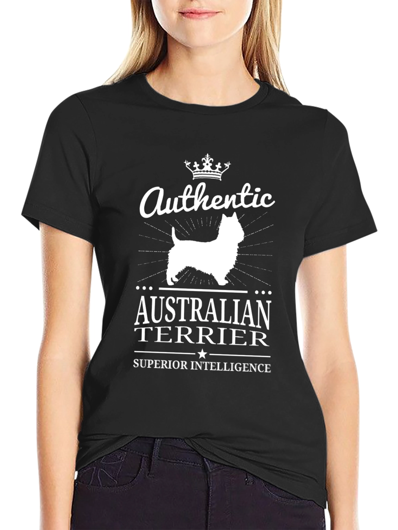 Authentic Australian Terrier Superior Intelligence T-Shirt