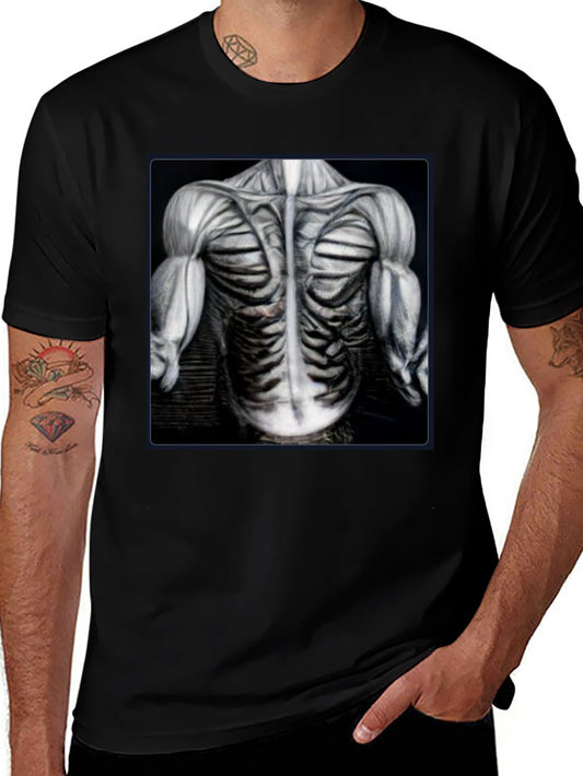 Anatomical Muscle T-Shirt - Bodybuilding Gym Tee