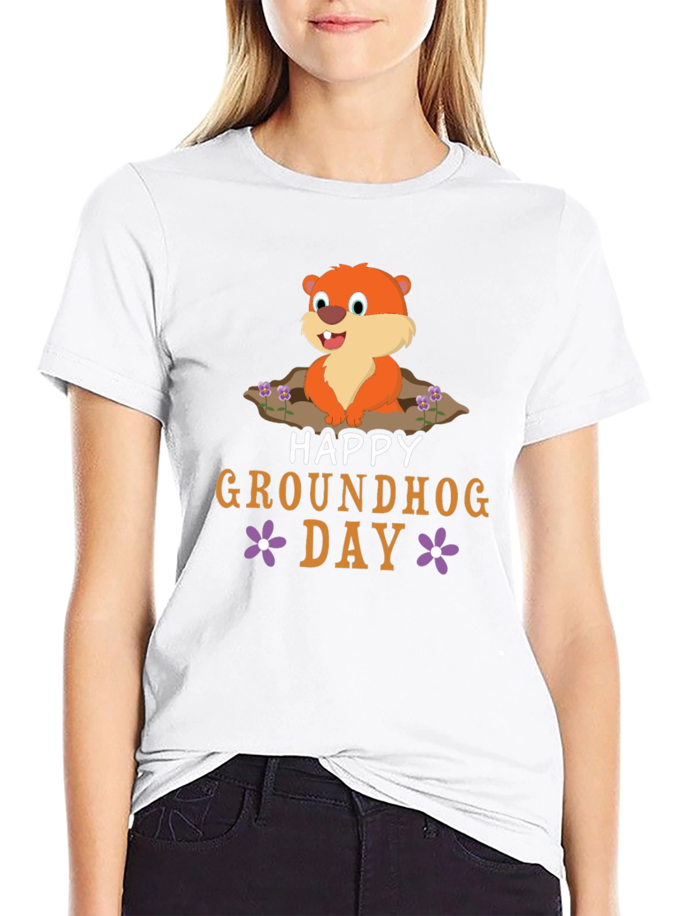 Happy Groundhog Day Graphic Tee
