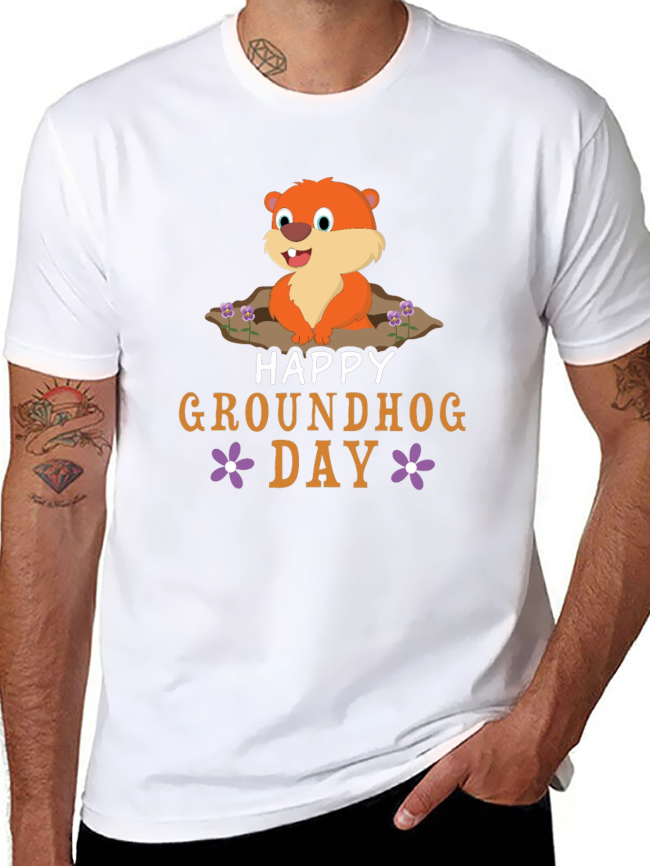 Happy Groundhog Day Graphic Tee