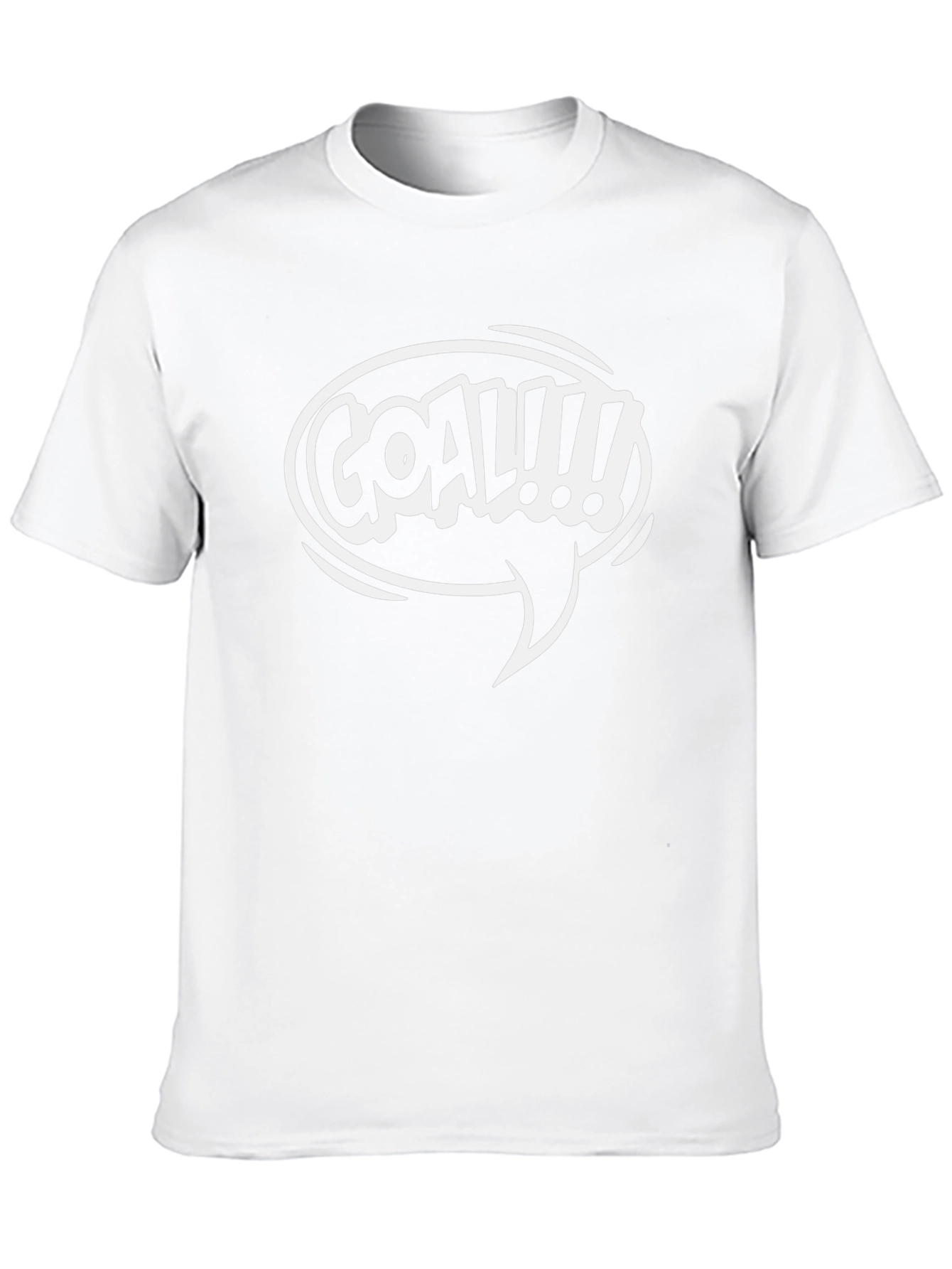 Goal! Graphic Print Crew Neck T-Shirt