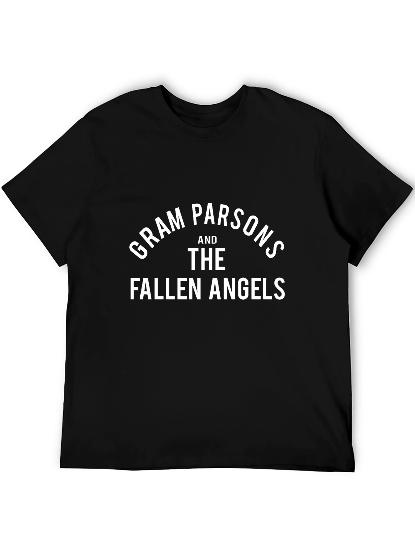 Gram Parsons & The Fallen Angels Black T-Shirt