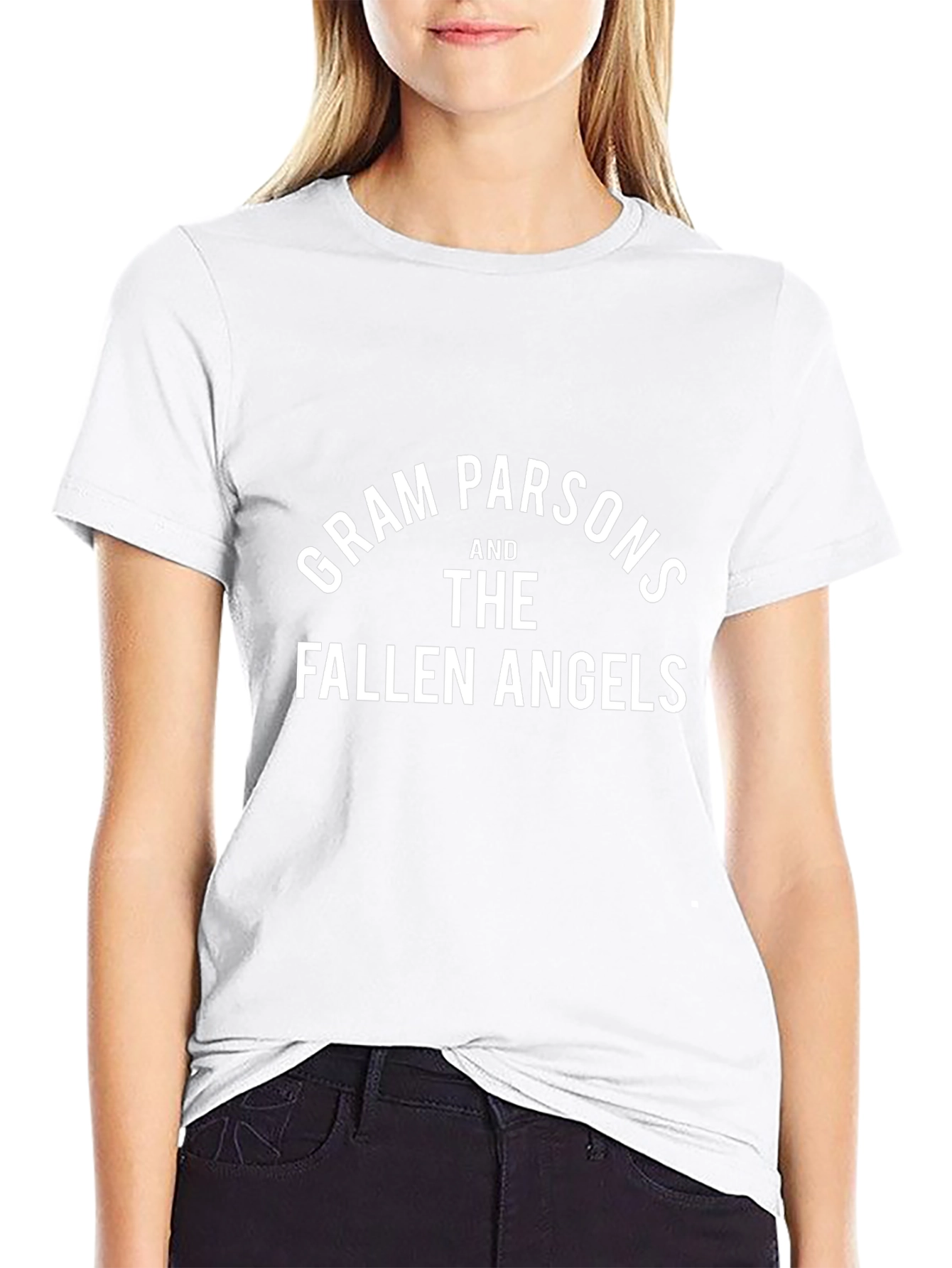 Gram Parsons & The Fallen Angels Black T-Shirt