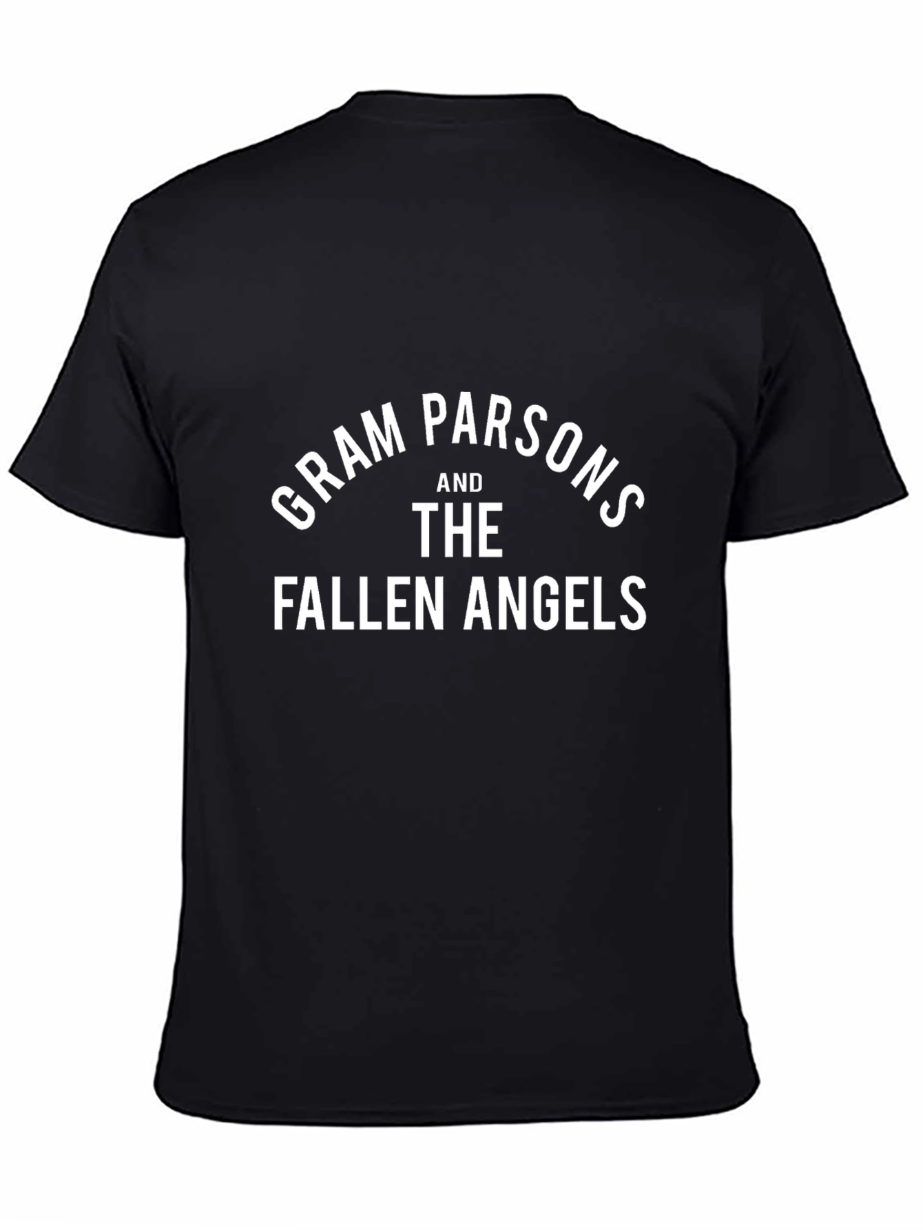 Gram Parsons & The Fallen Angels Black T-Shirt