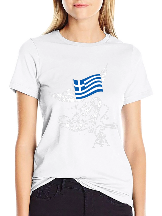 Greek Astronaut T-Shirt