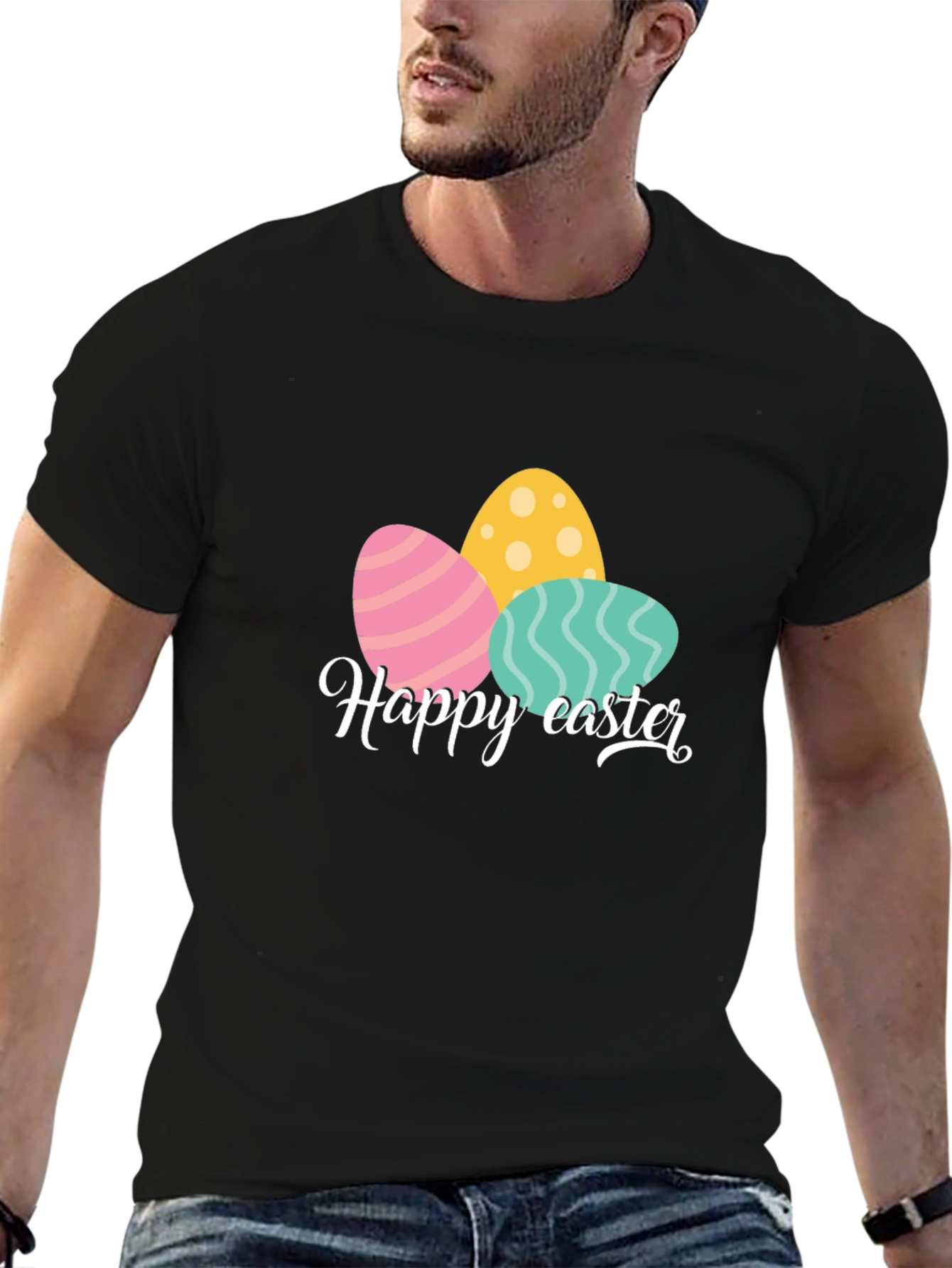 Happy Easter Egg T-Shirt - Spring Holiday Tee