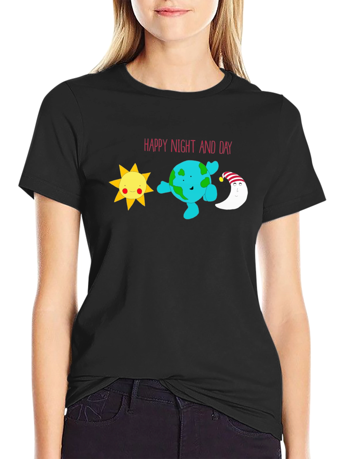 Happy Night and Day Graphic Tee