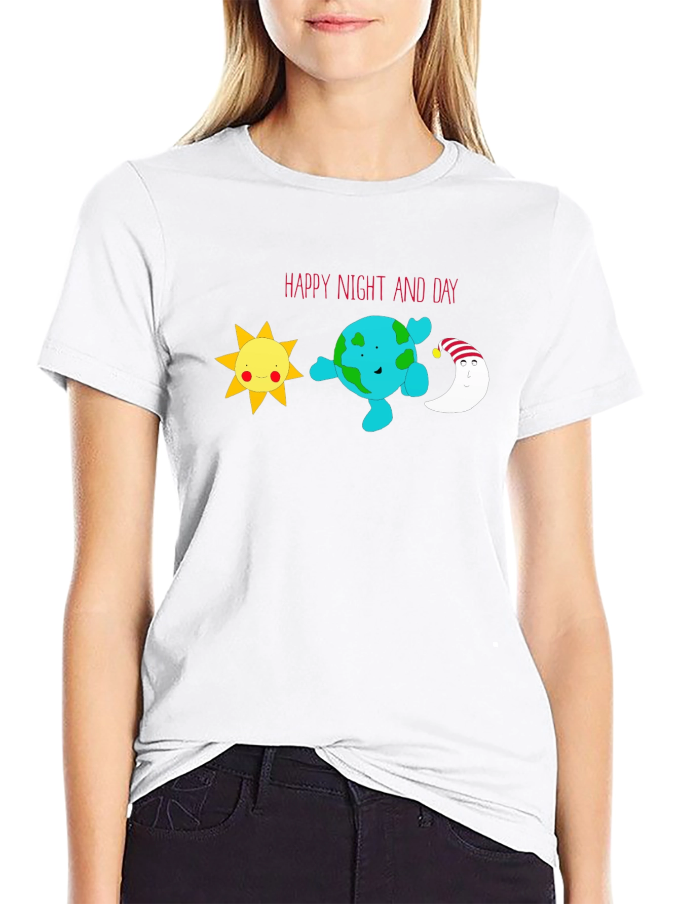 Happy Night and Day Graphic Tee