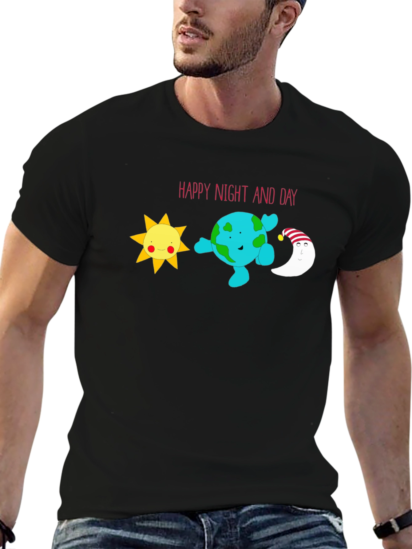 Happy Night and Day Graphic Tee
