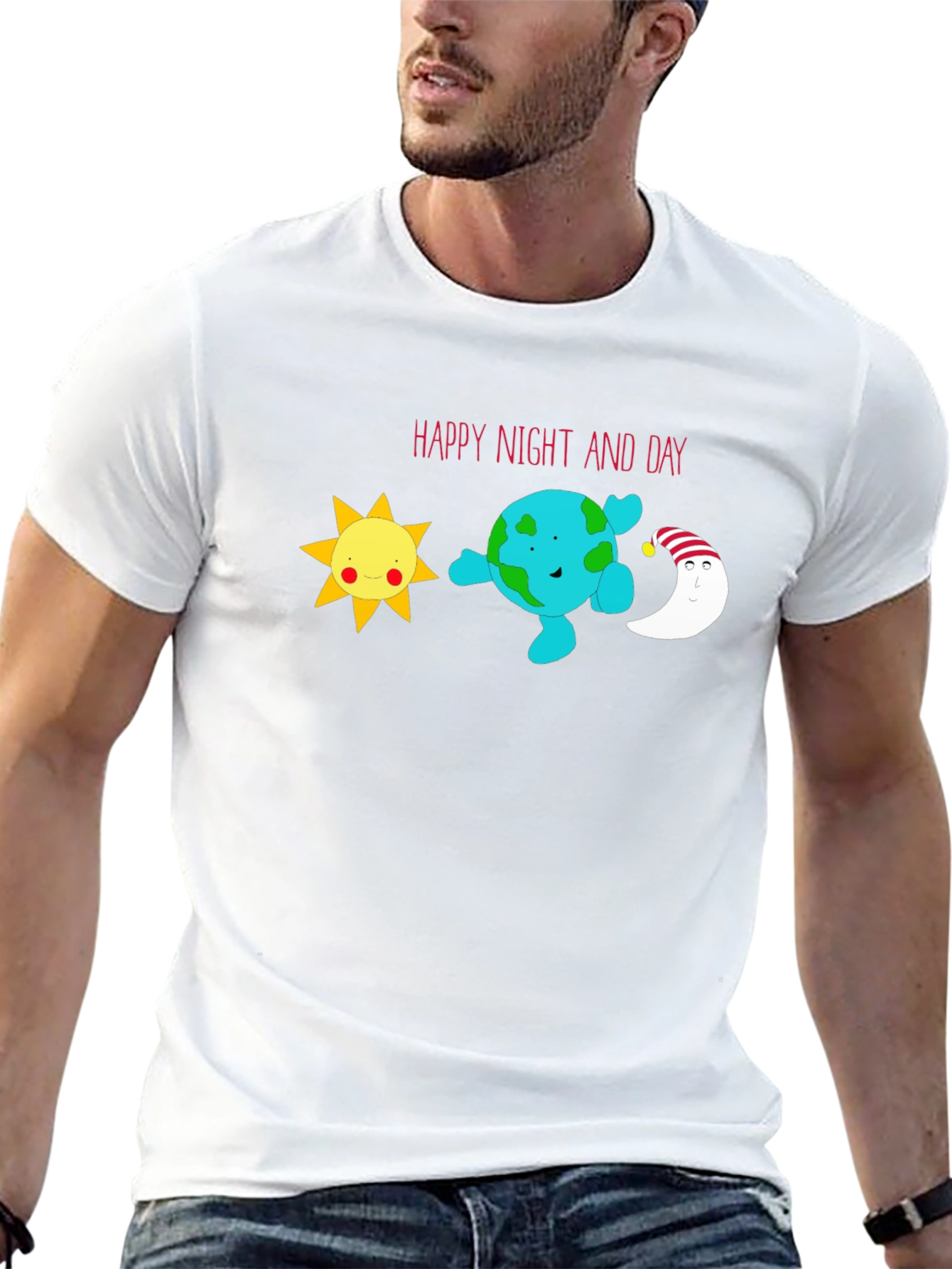 Happy Night and Day Graphic Tee