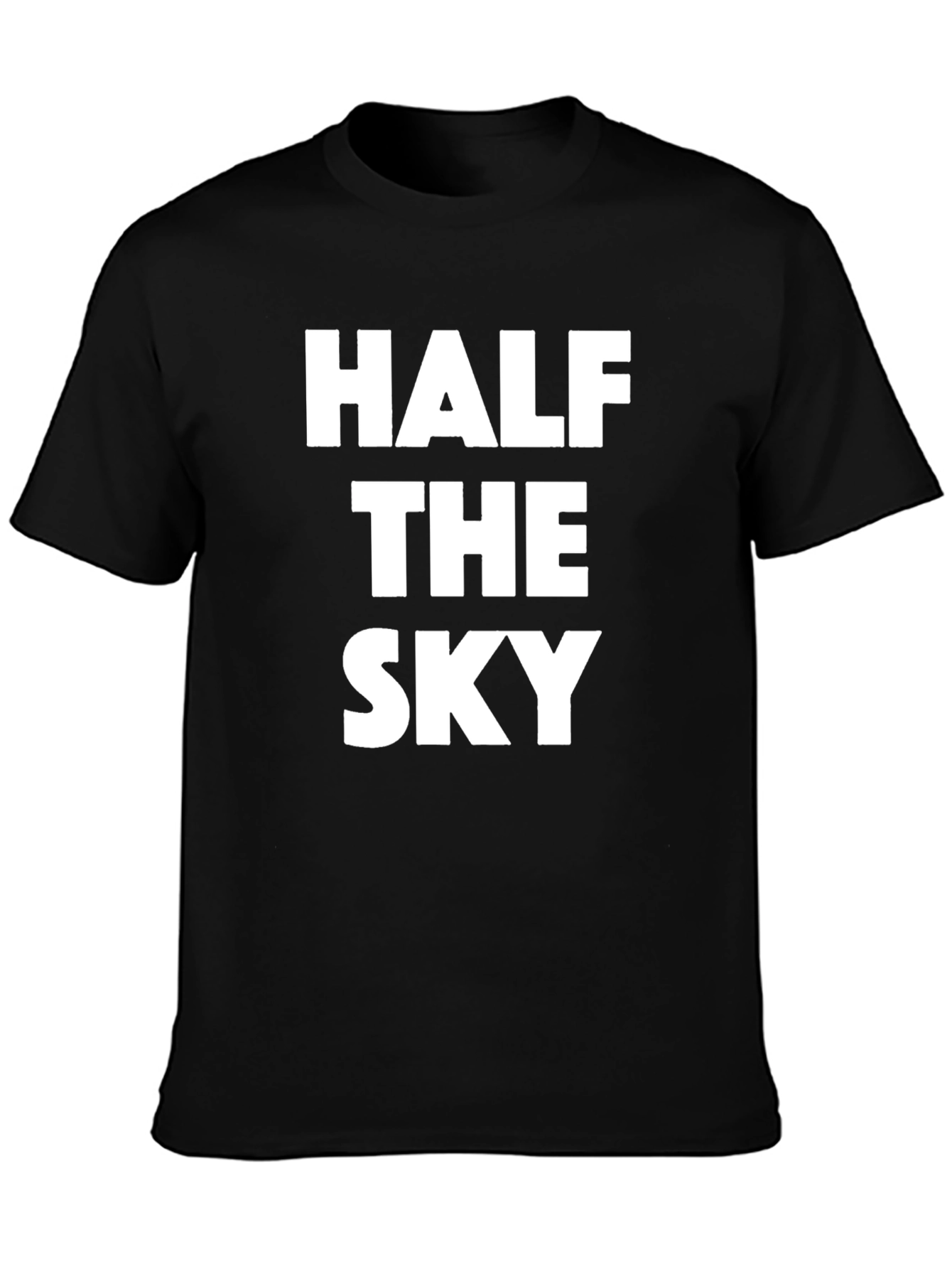 Half The Sky Graphic Tee - Bold Statement T-Shirt