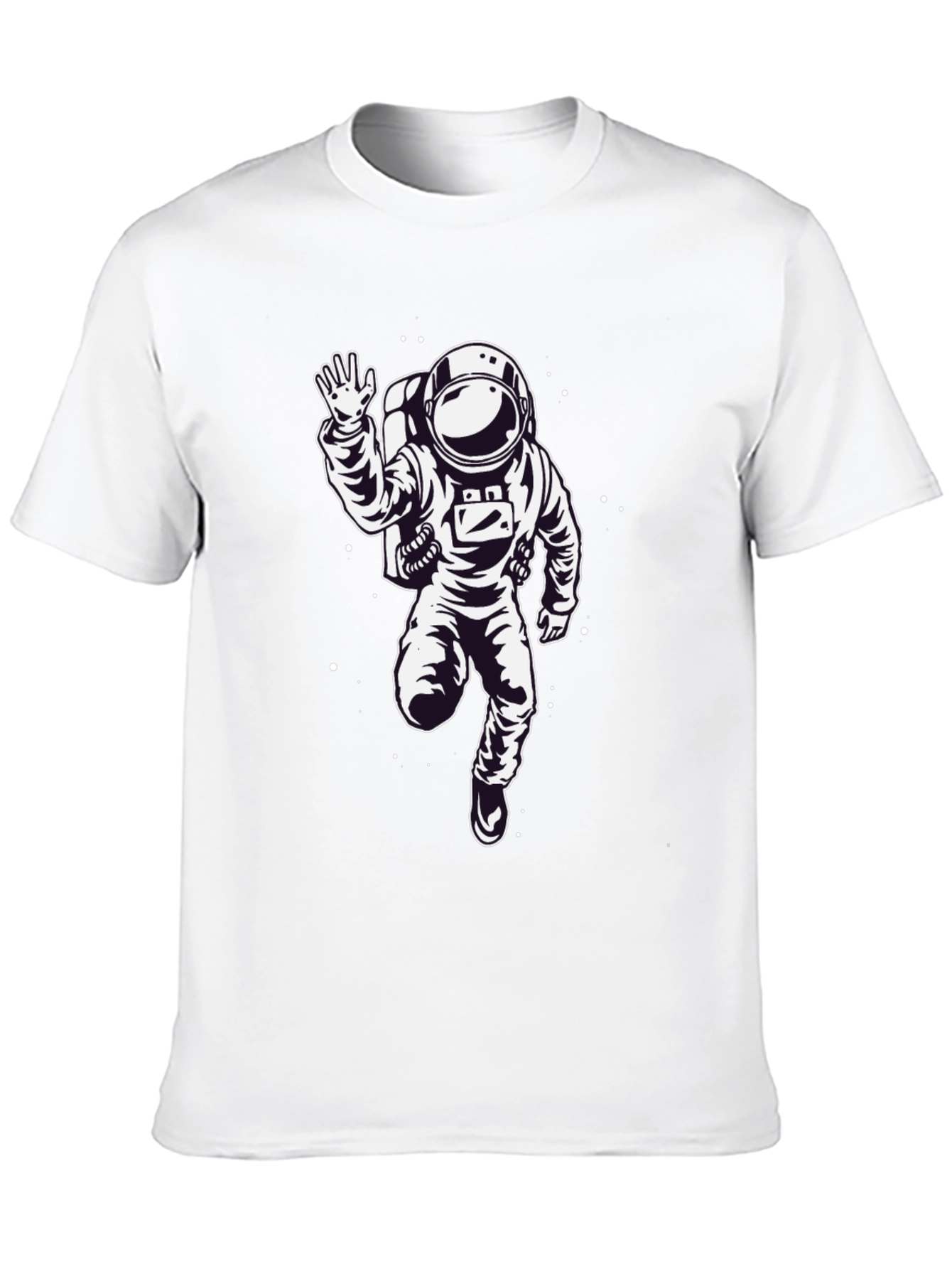 Astronaut Graphic Print Mens T-Shirt
