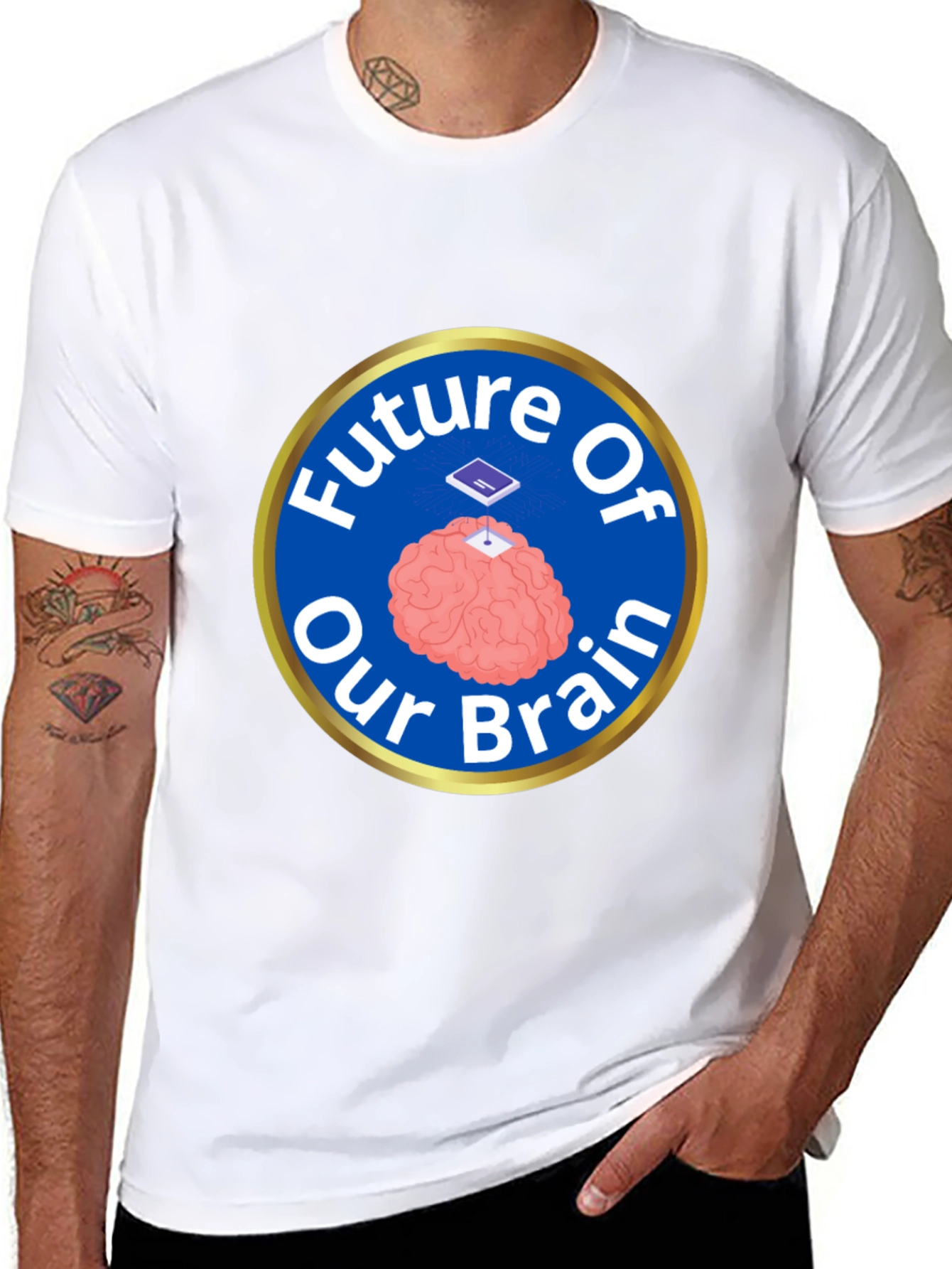 Future of Our Brain T-Shirt - Unique Design