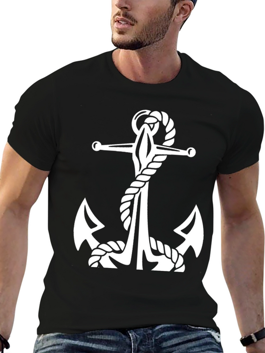 Anchor Graphic Black T-Shirt