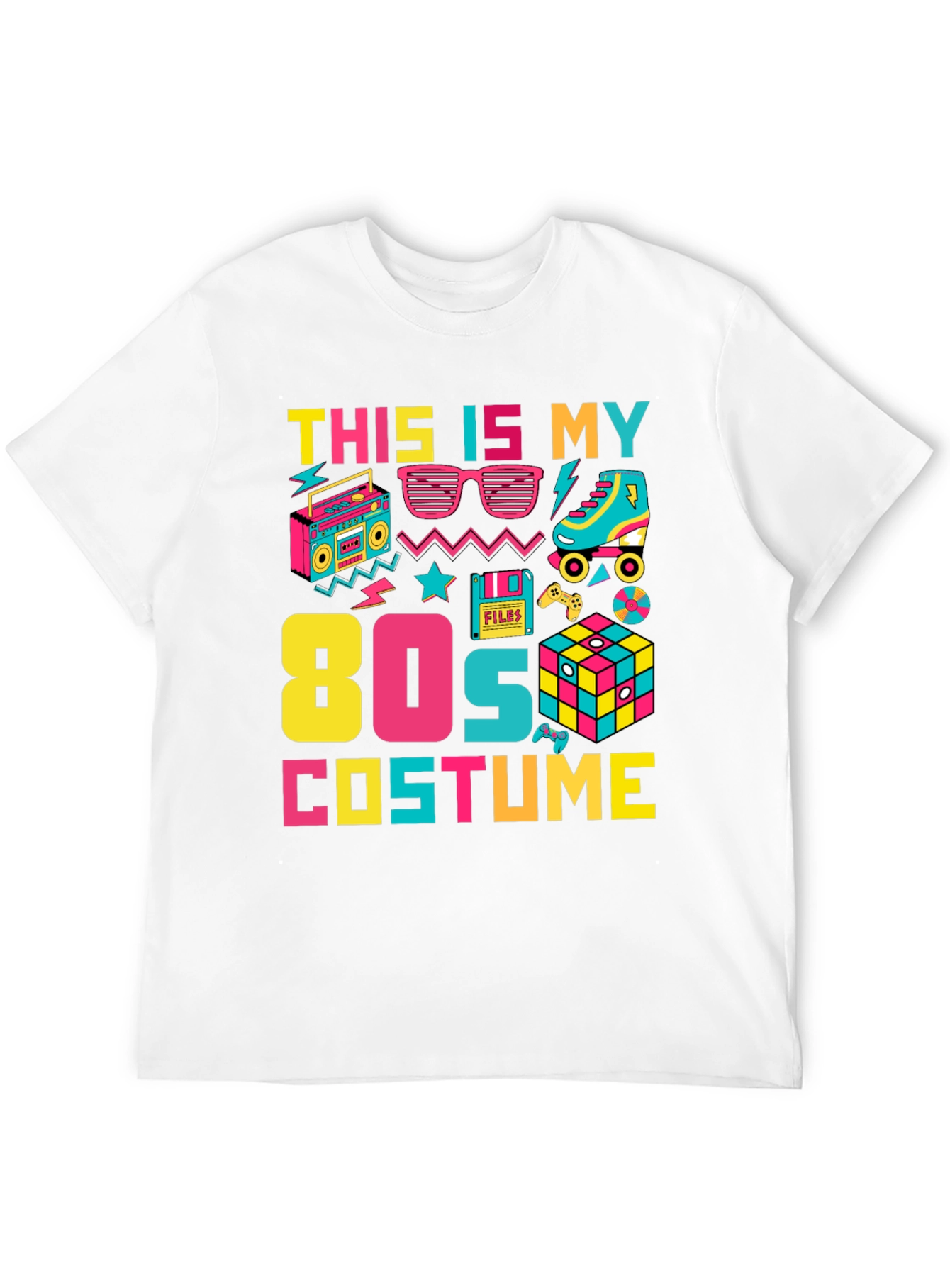 80s Costume T-Shirt Retro Party Tee