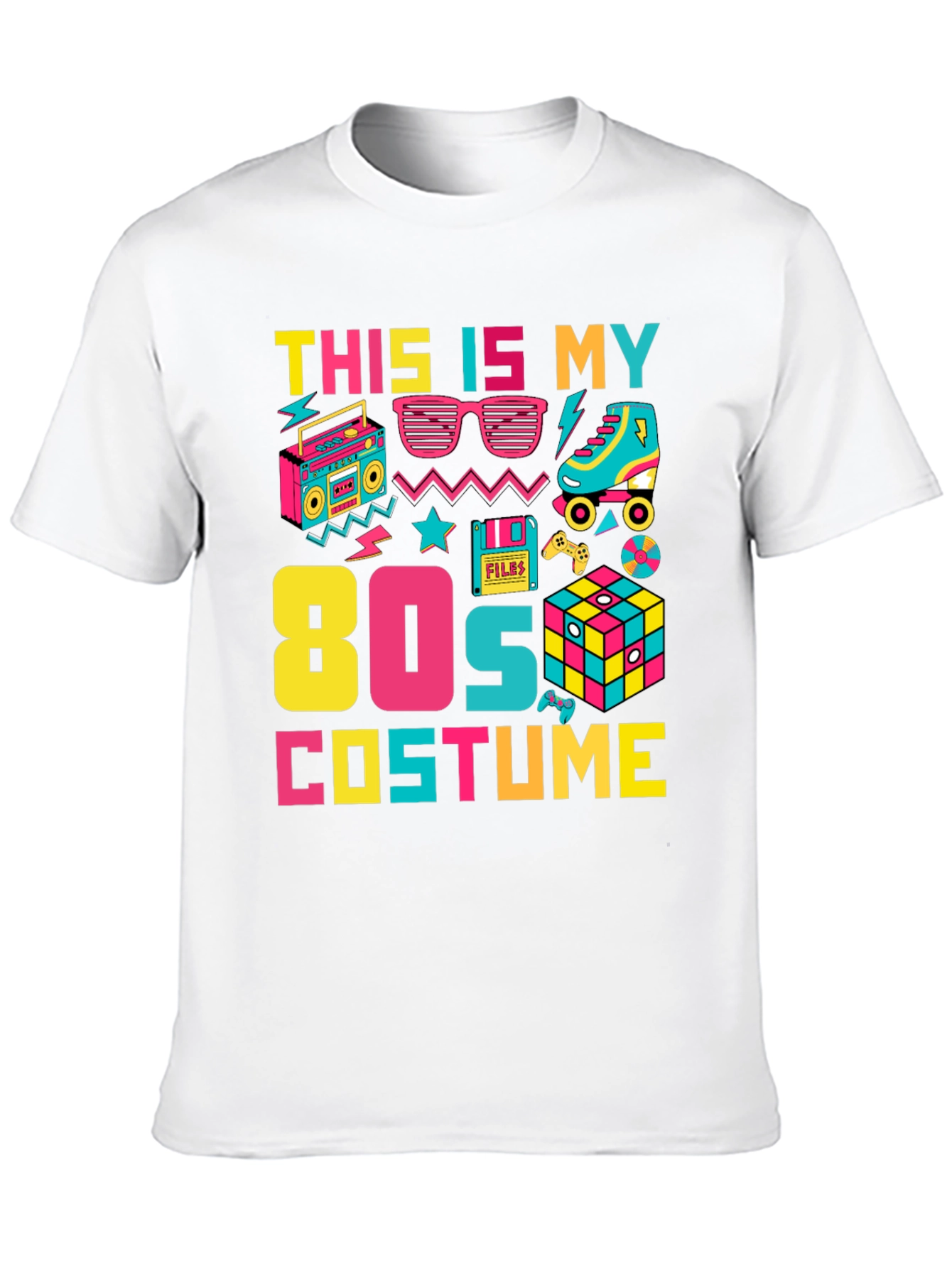 80s Costume T-Shirt Retro Party Tee