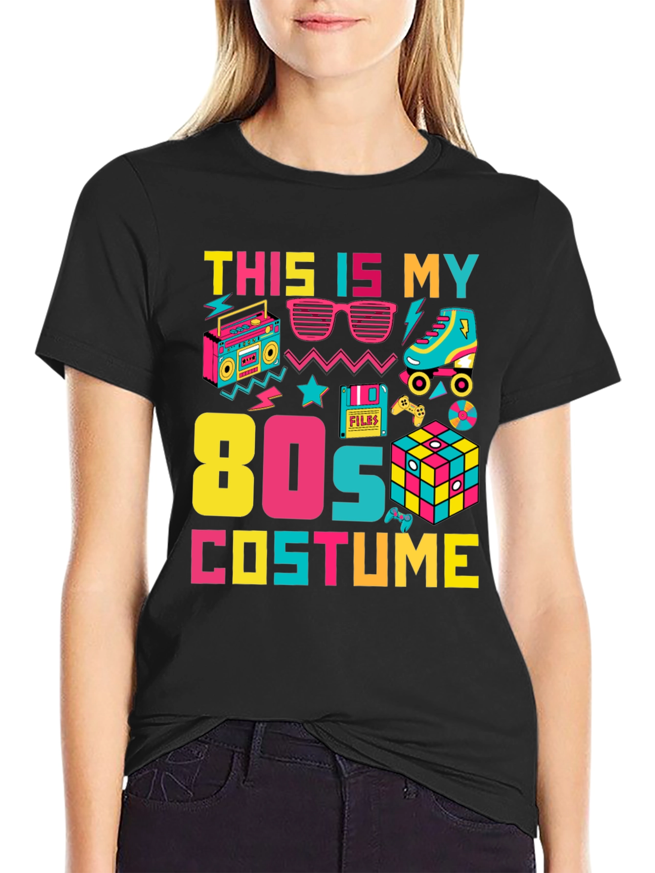 80s Costume T-Shirt Retro Party Tee