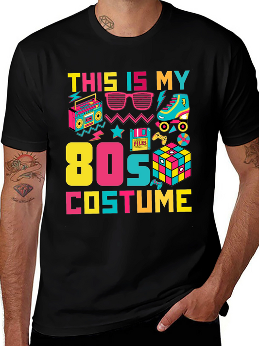 80s Costume T-Shirt Retro Party Tee