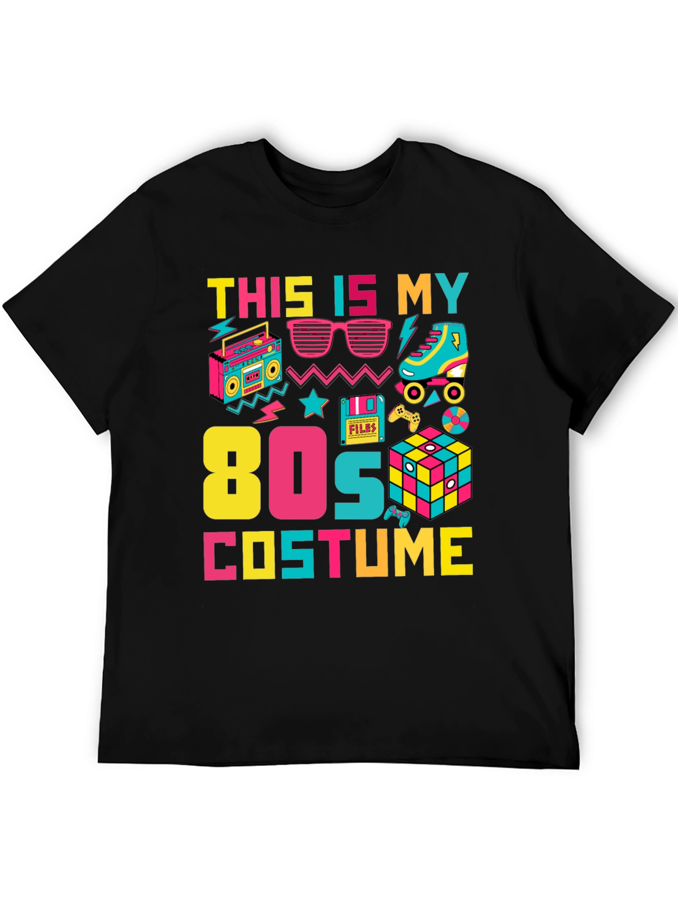80s Costume T-Shirt Retro Party Tee