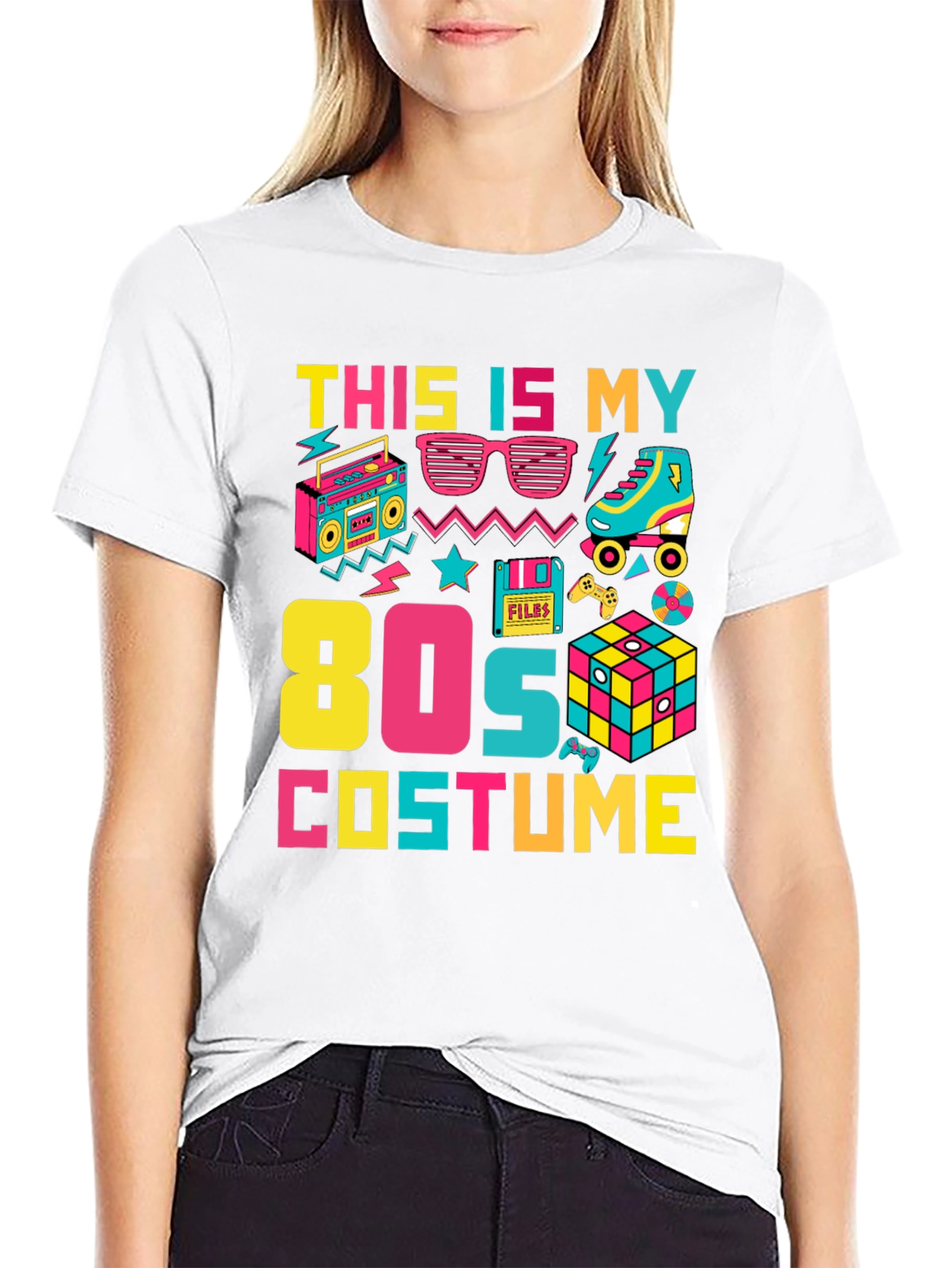 80s Costume T-Shirt Retro Party Tee