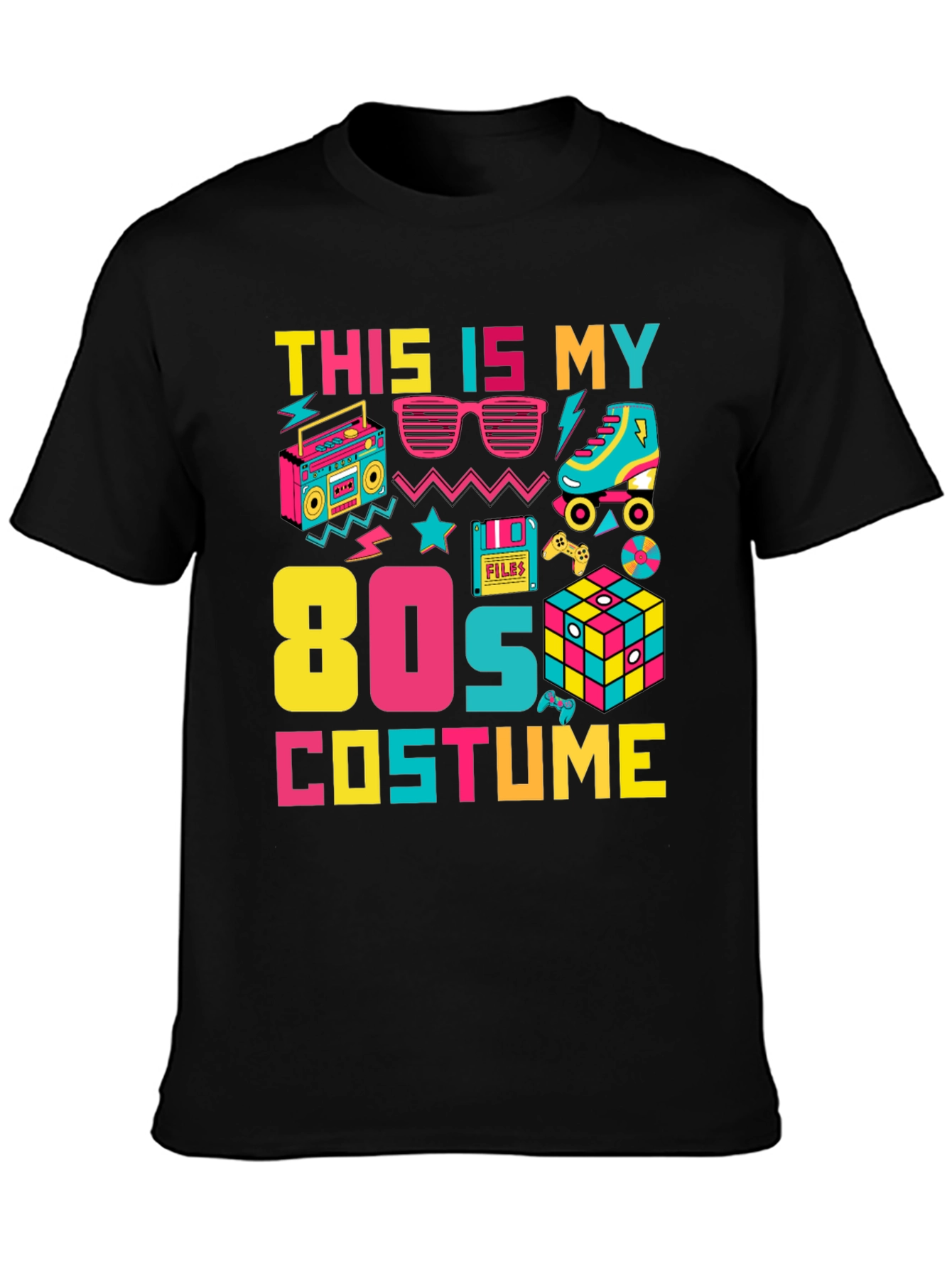 80s Costume T-Shirt Retro Party Tee