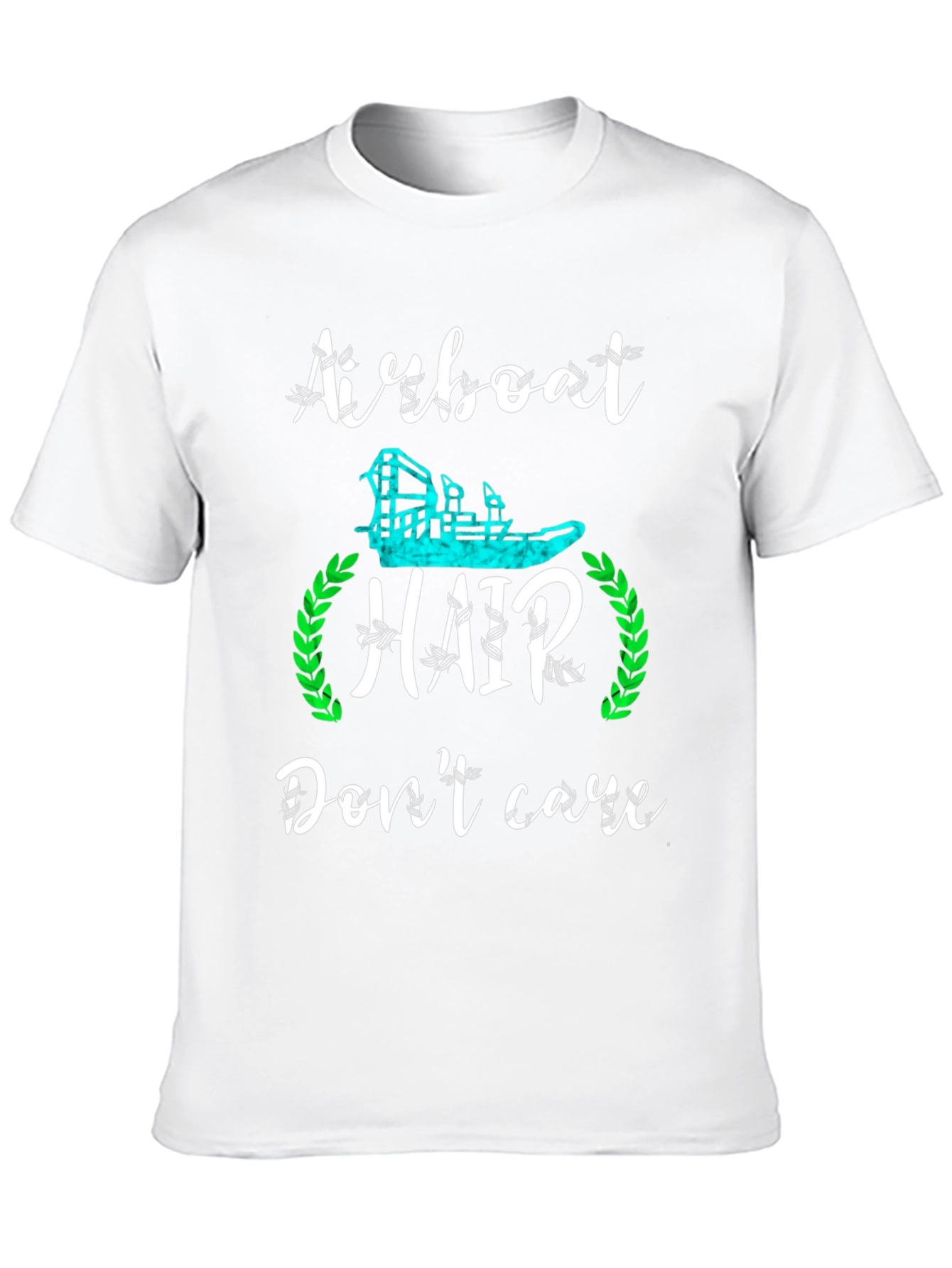 Airboat Hair Dont Care Graphic T-Shirt