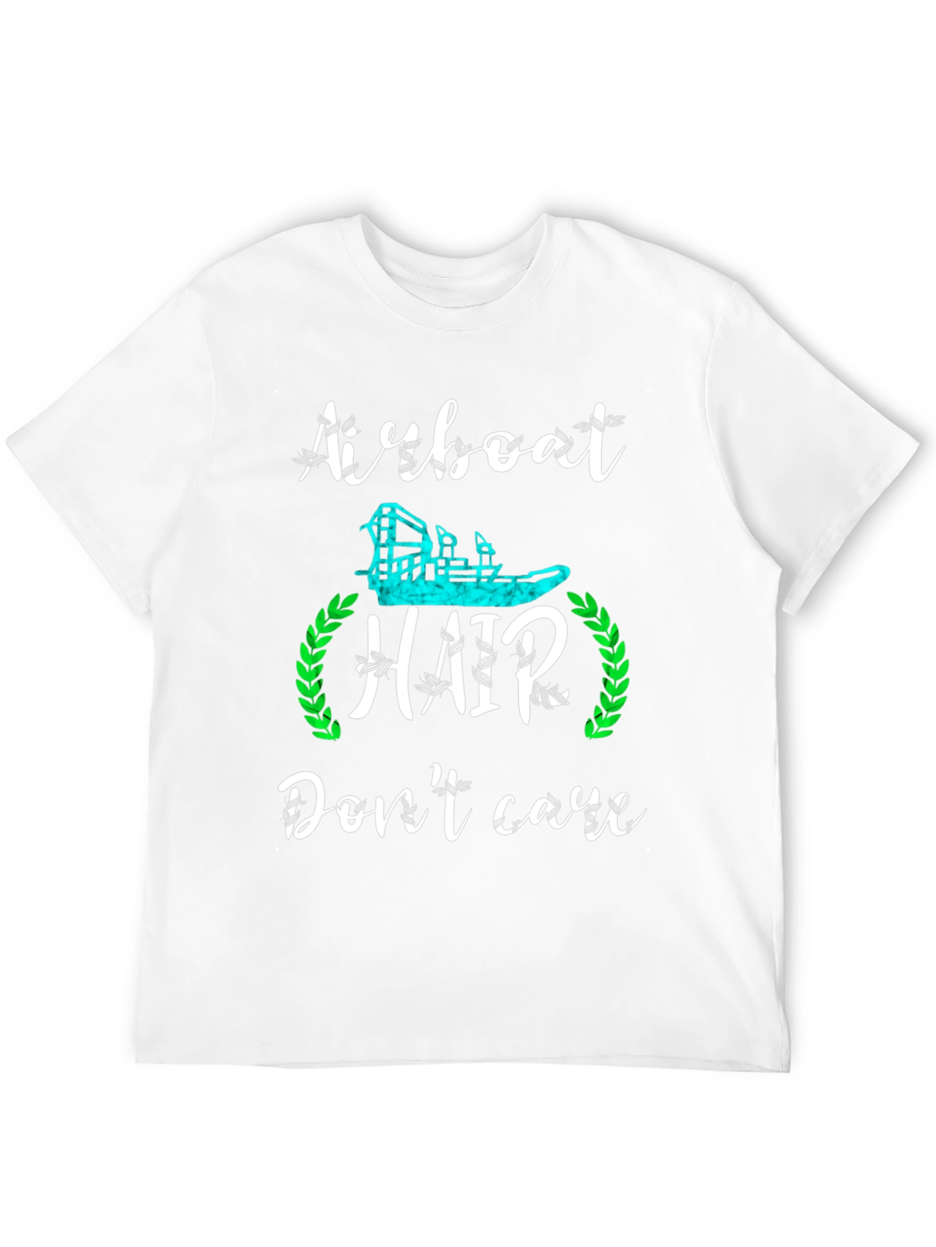 Airboat Hair Dont Care Graphic T-Shirt