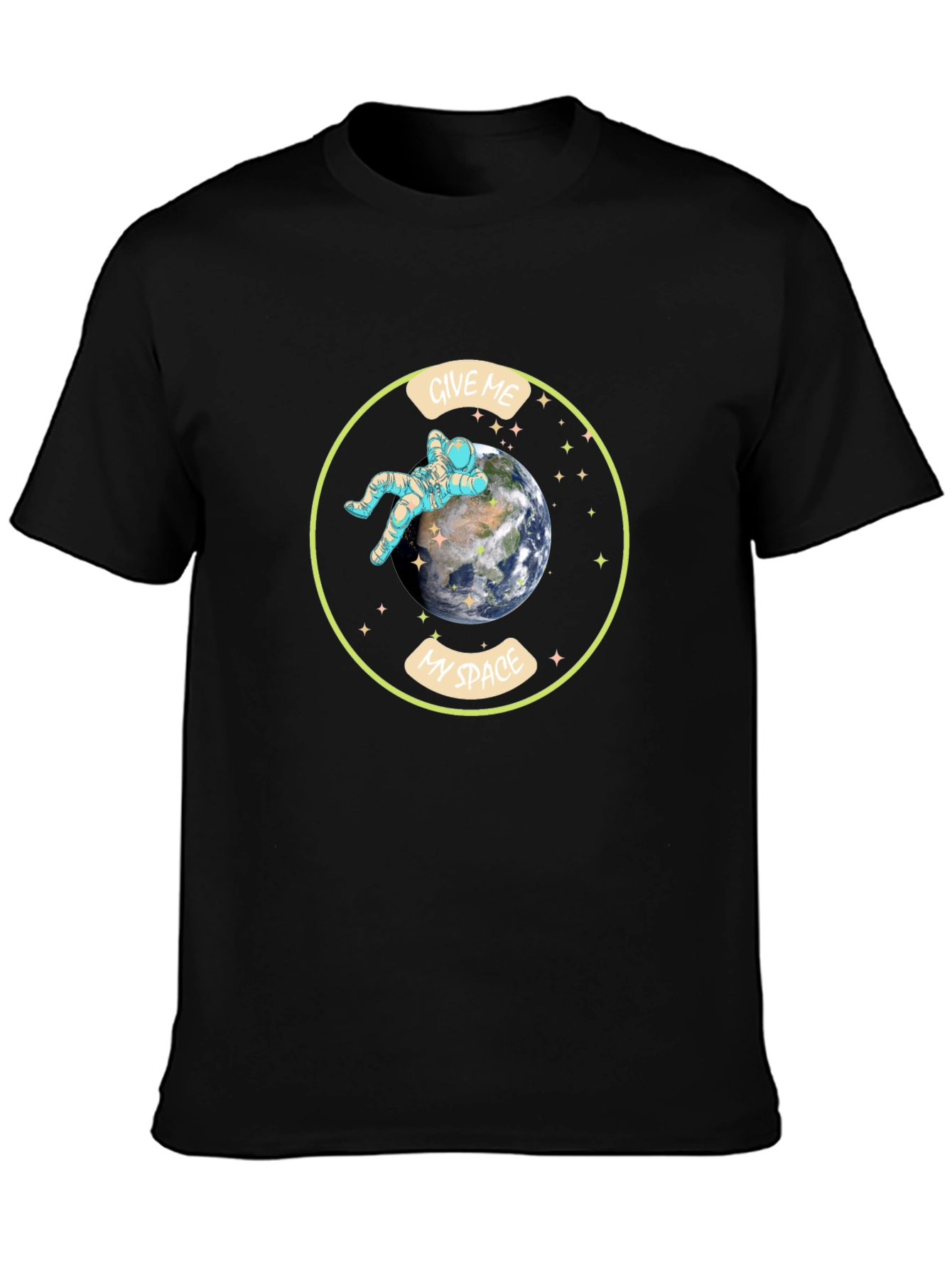 Give Me My Space T-Shirt - Astronaut Earth Design