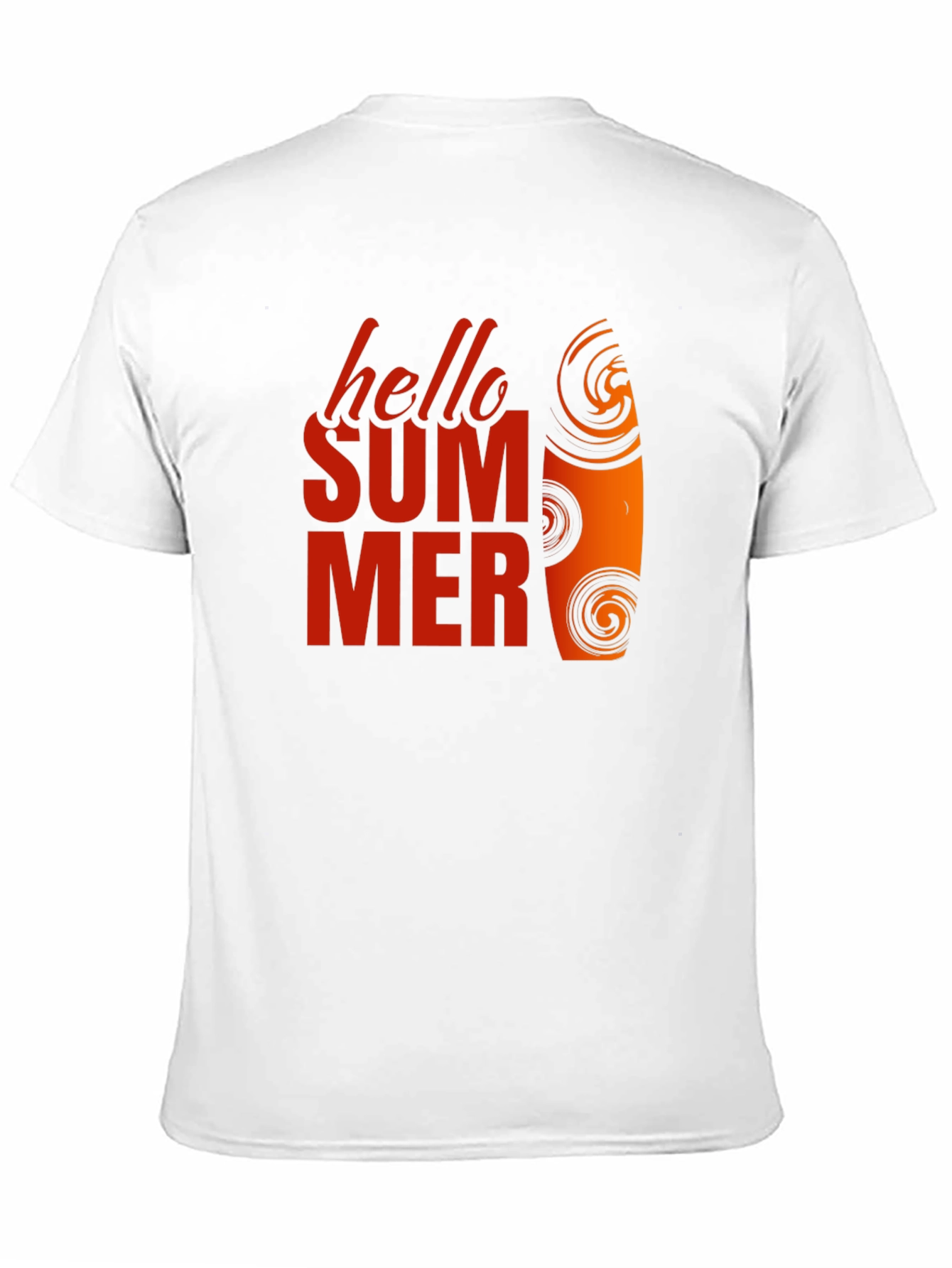 Hello Summer Graphic Tee - Black Cotton T-Shirt