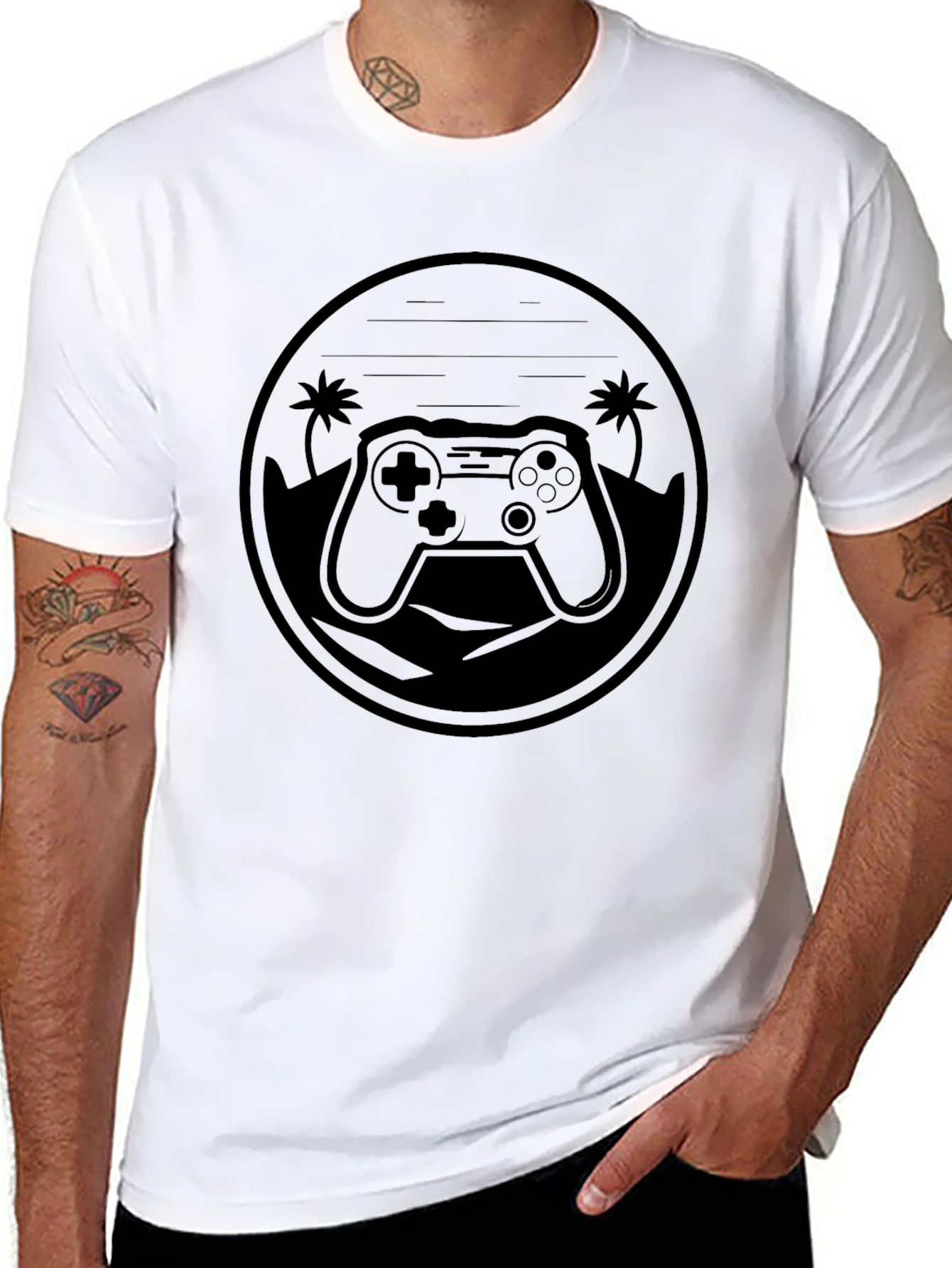 Gaming Controller T-Shirt - Island Life