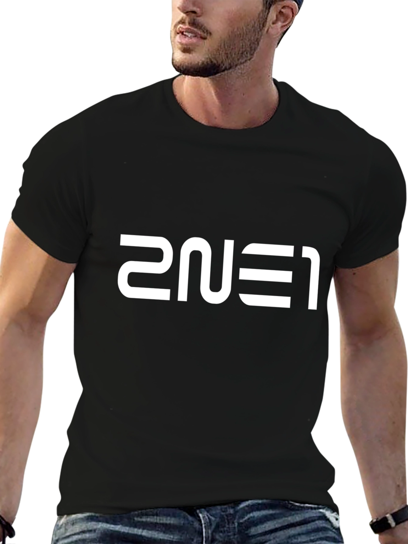 2NE1 Inspired Black Graphic Tee - K-Pop Fan Apparel